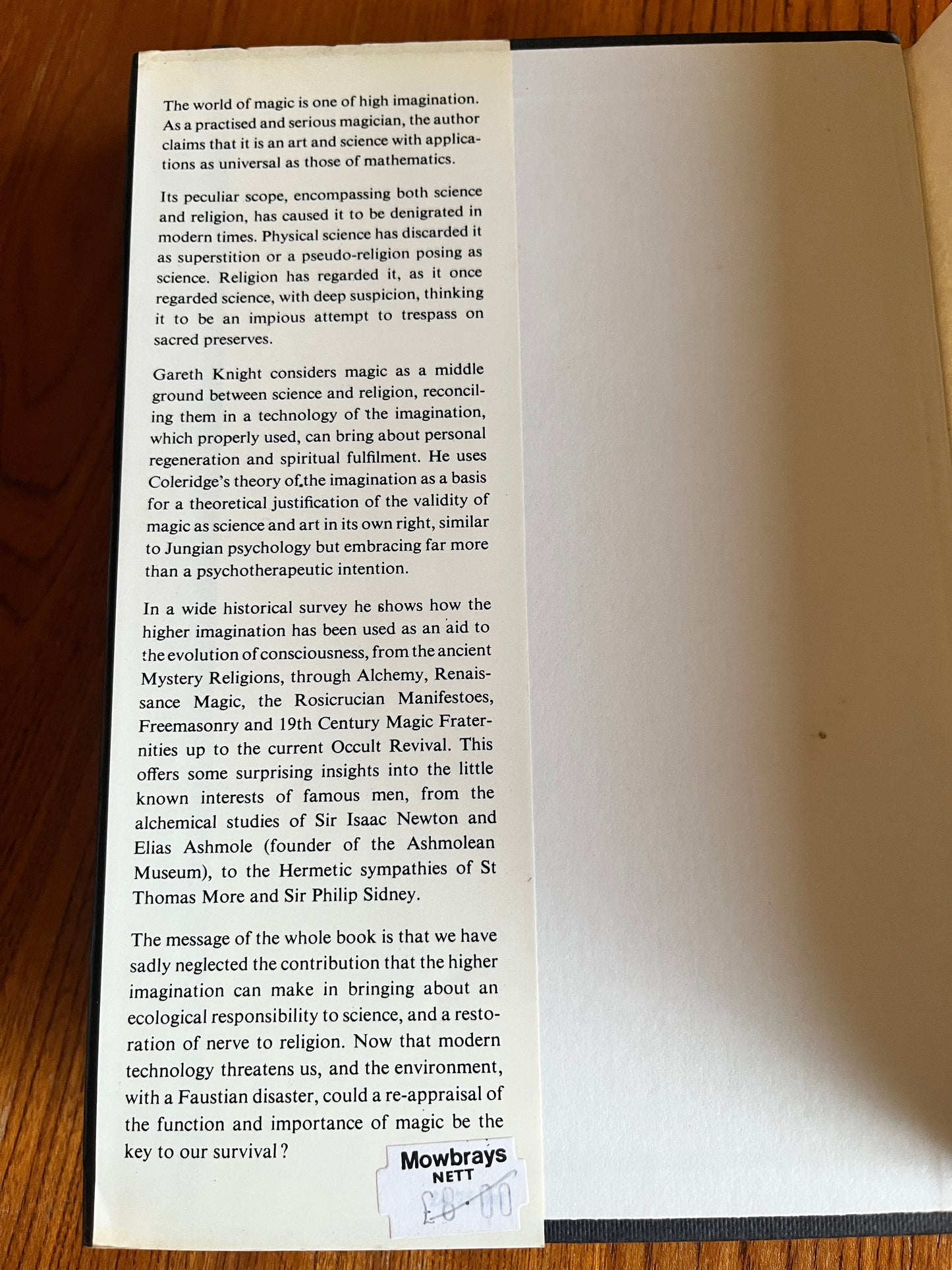 A History of White Magic - Gareth Knight (First Edition)