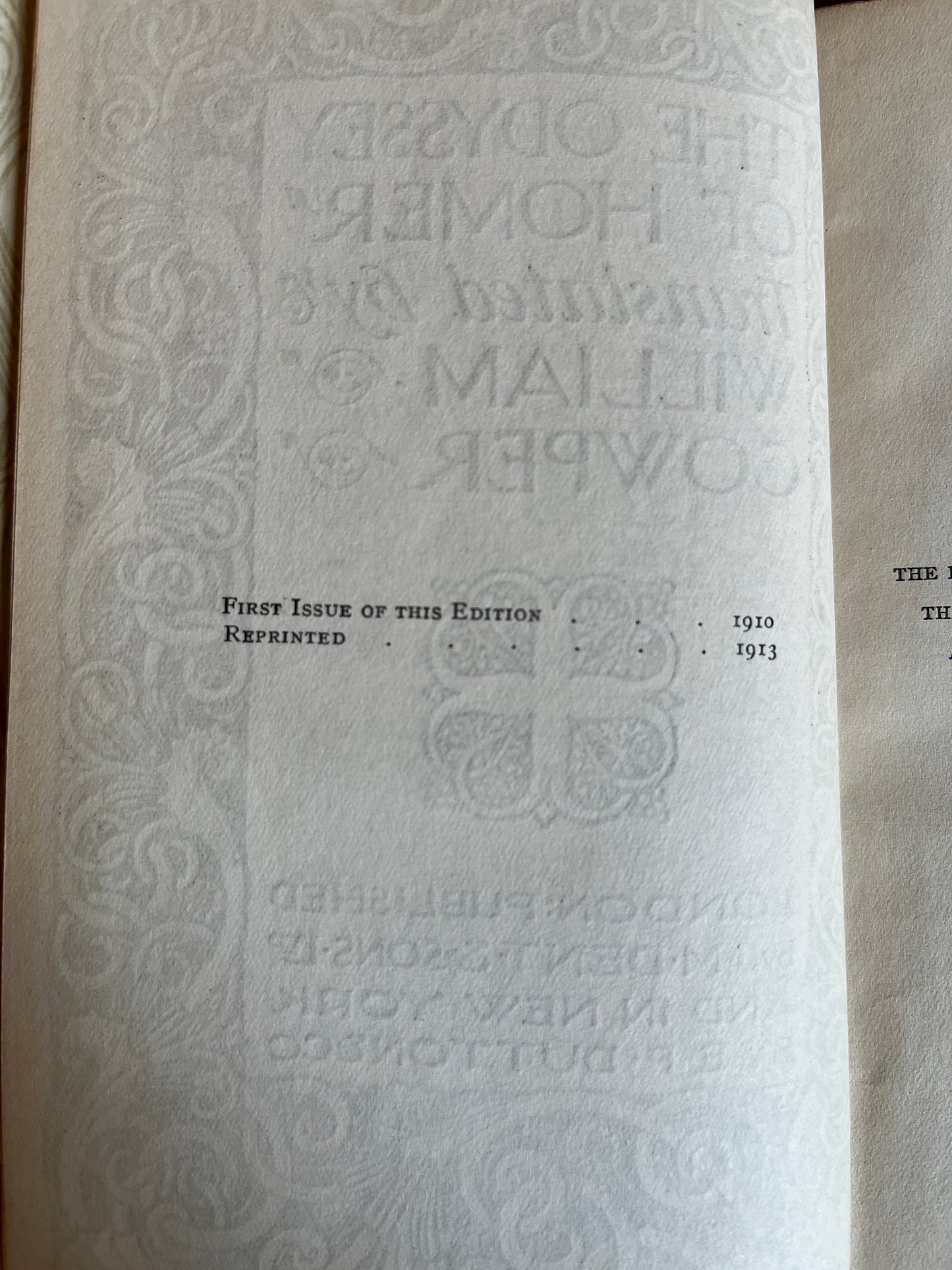 The Odyssey of Homer - Trans William Cowper