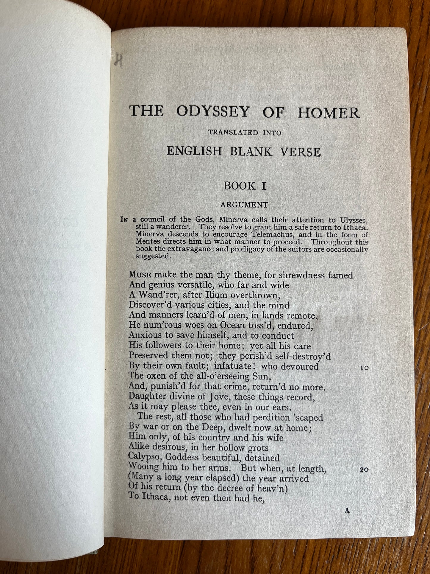 The Odyssey of Homer - Trans William Cowper