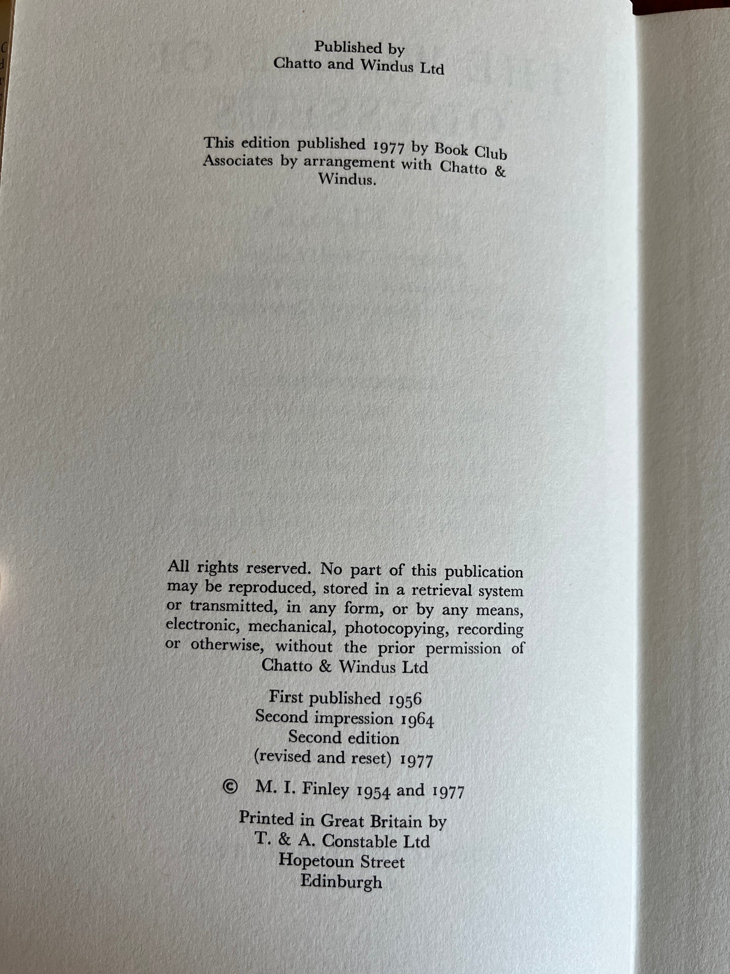 The World of Odysseus - M I Finley