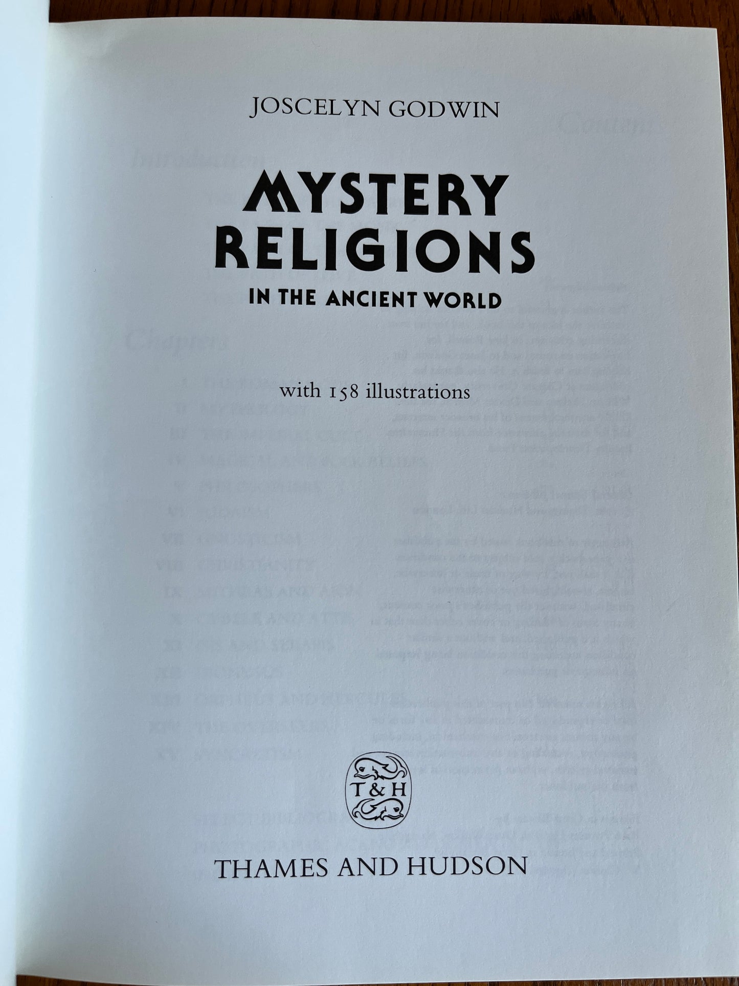 Mystery Religions in the Ancient World - Joscelyn Godwin (First Edition)