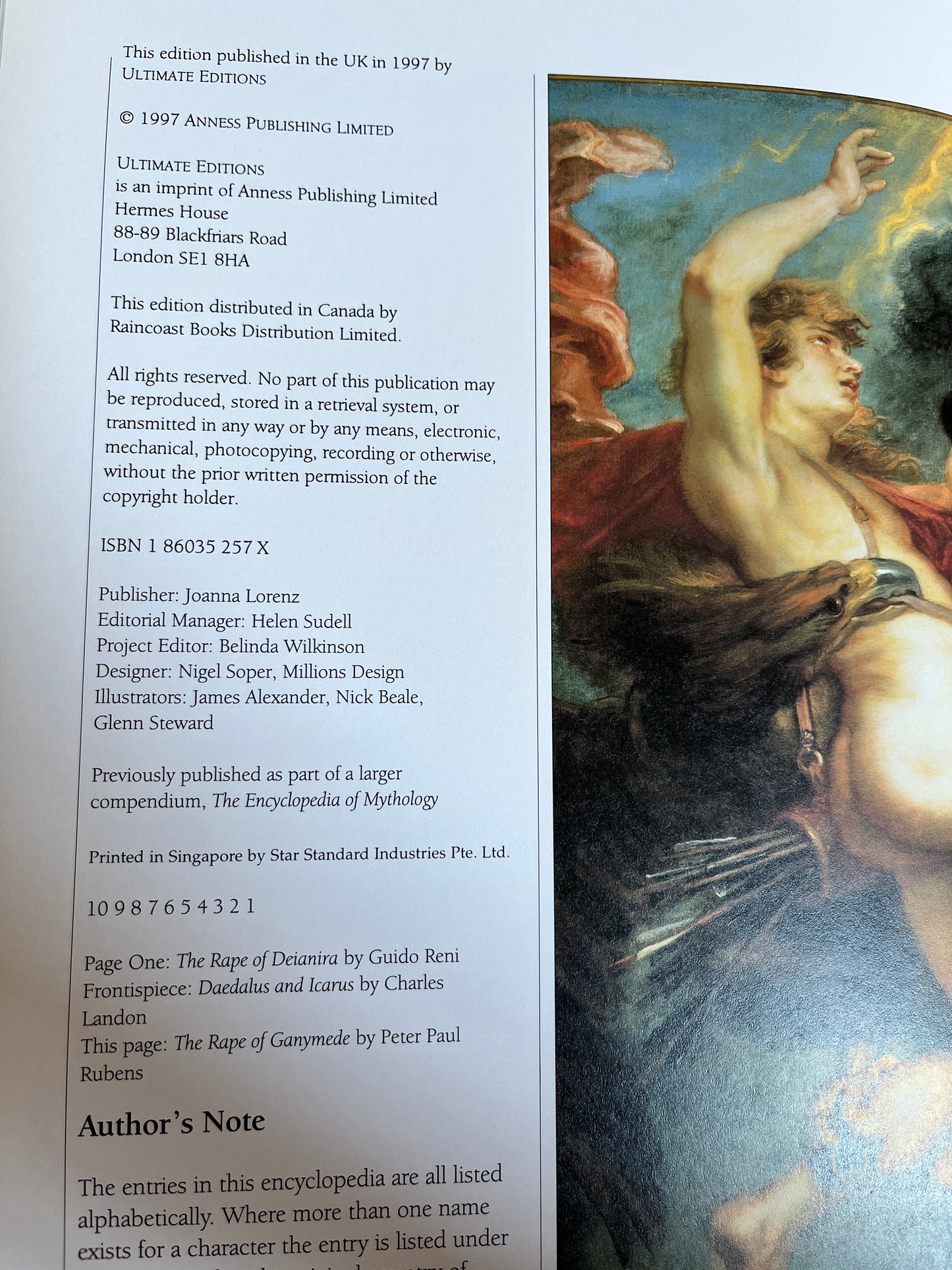 Classical Mythology - Arthur Cotterell