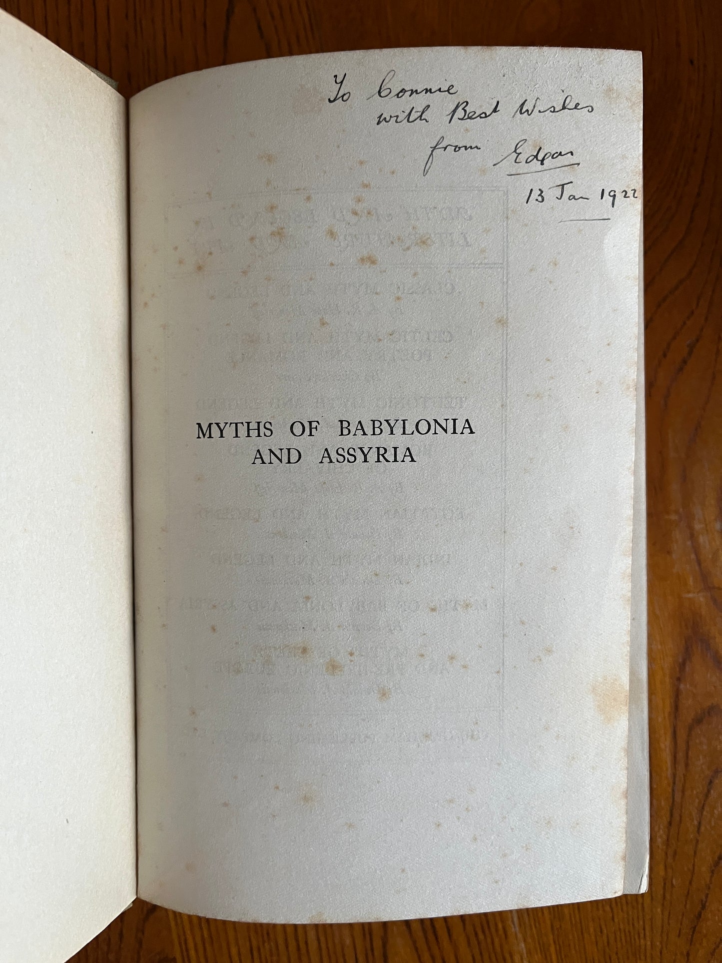 Myths of Babylonia and Assyria - Donald A Mackenzie