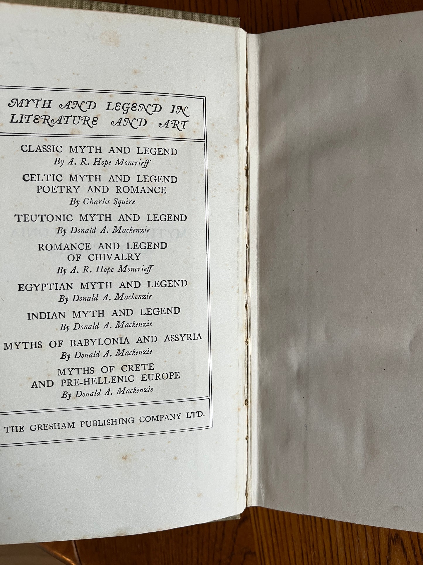 Myths of Babylonia and Assyria - Donald A Mackenzie