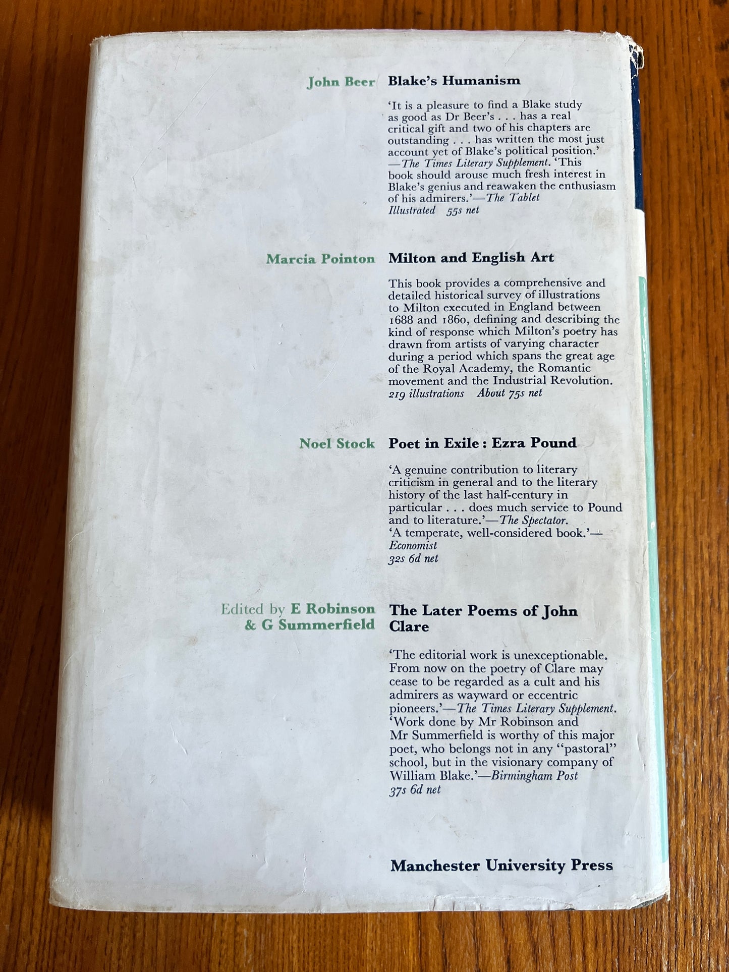 Blake's Visionary Universe - John Beer (First Edition)