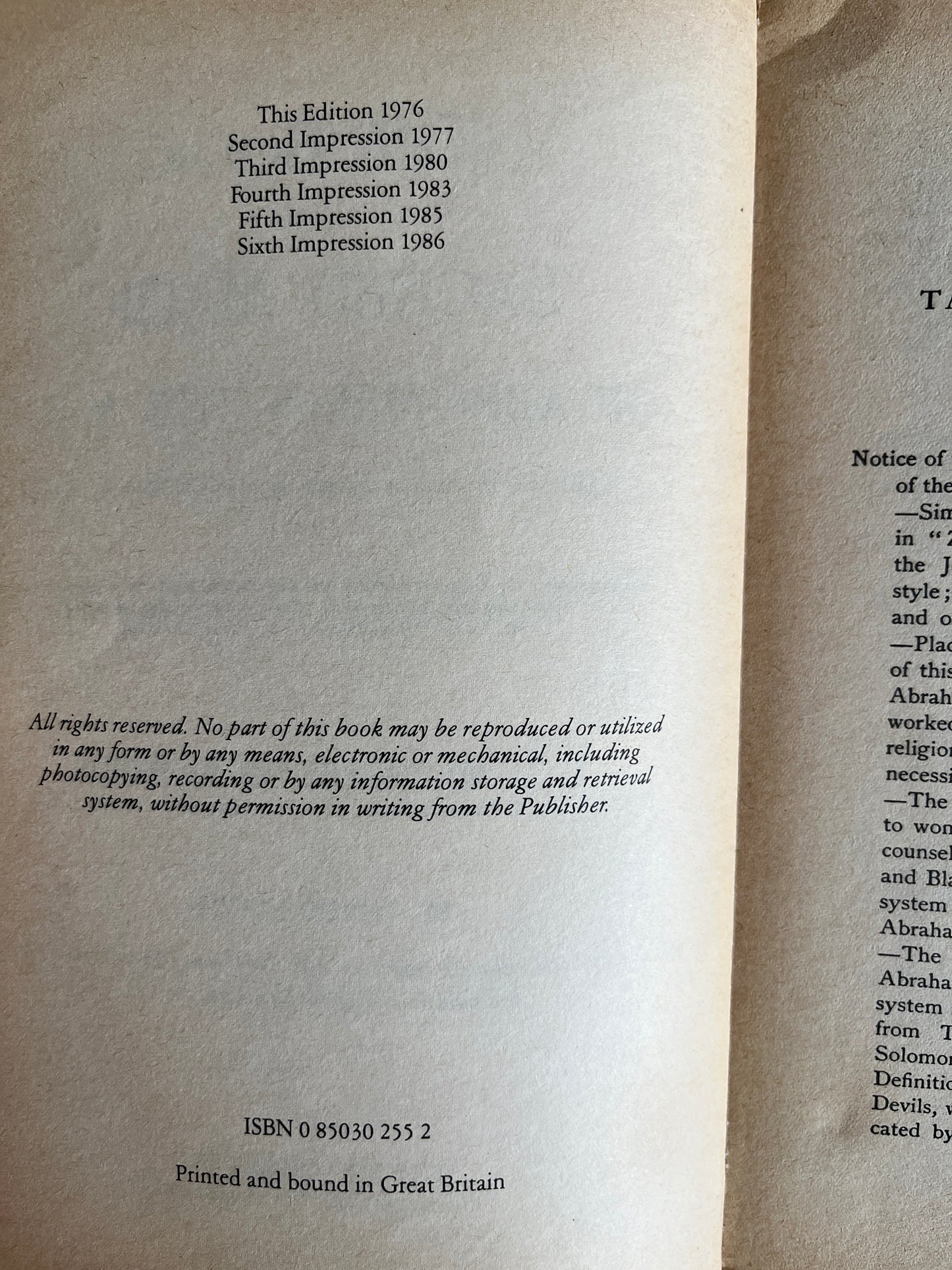 The Sacred Magic of Abra-Melin & The Sacred Magician: A Ceremonial Diary - Georges Chevalier (First Edition), S L MacGregor-Mathers