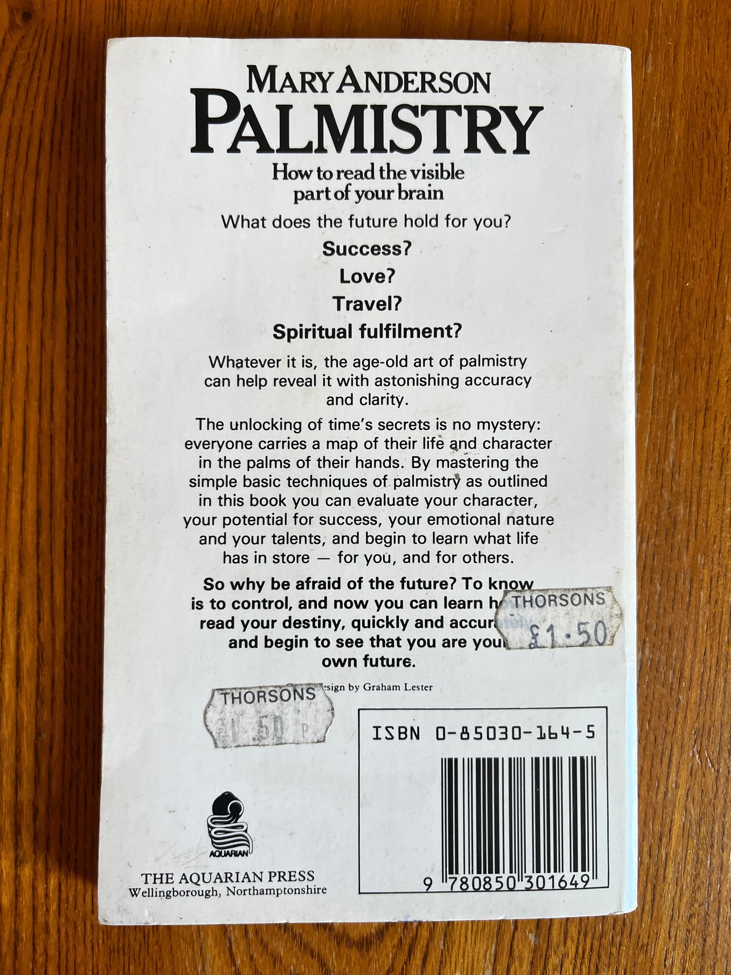 Palmistry - Mary Anderson