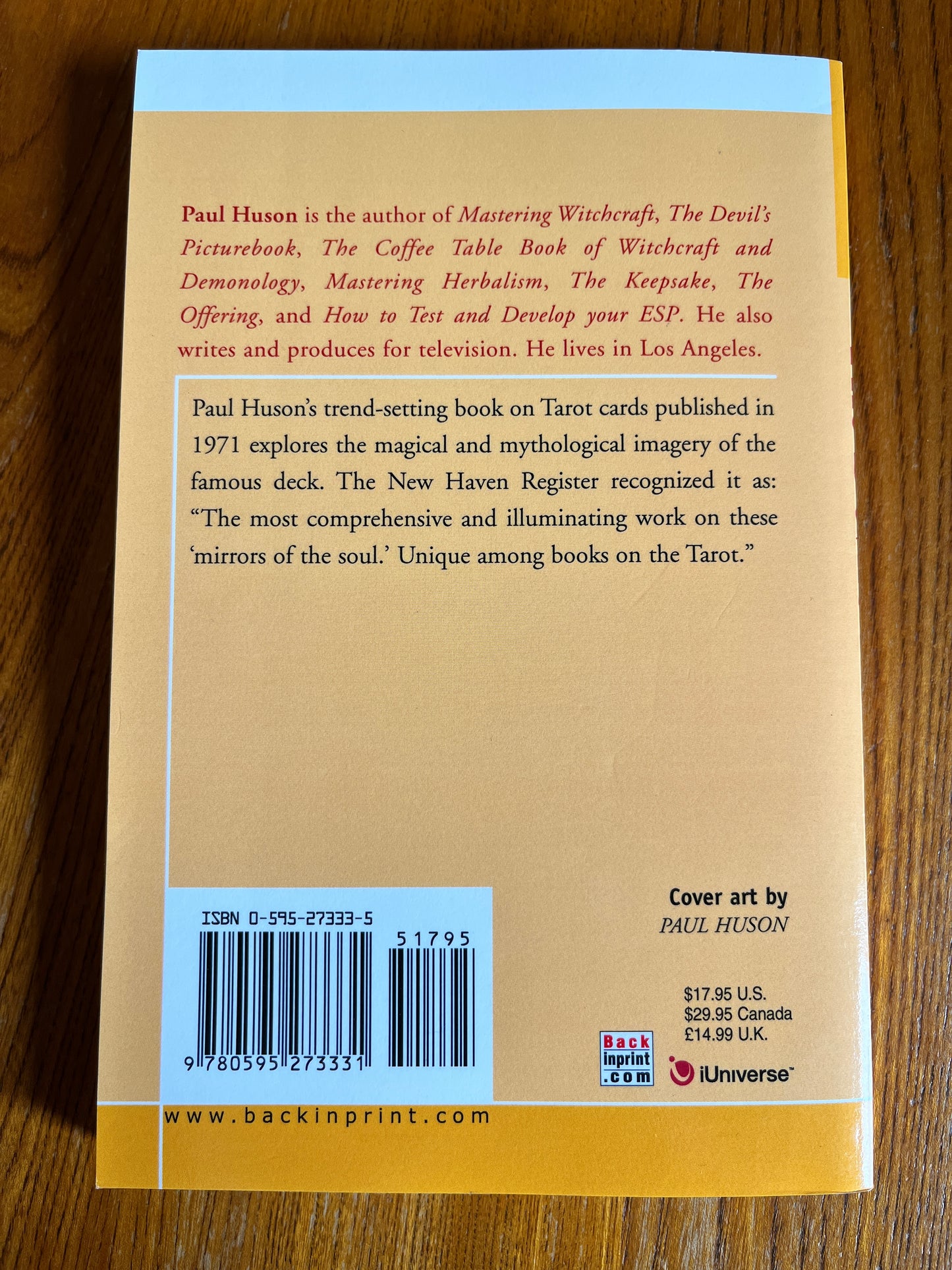 The Devil's Picturebook: Tarot Guide - Paul Huson