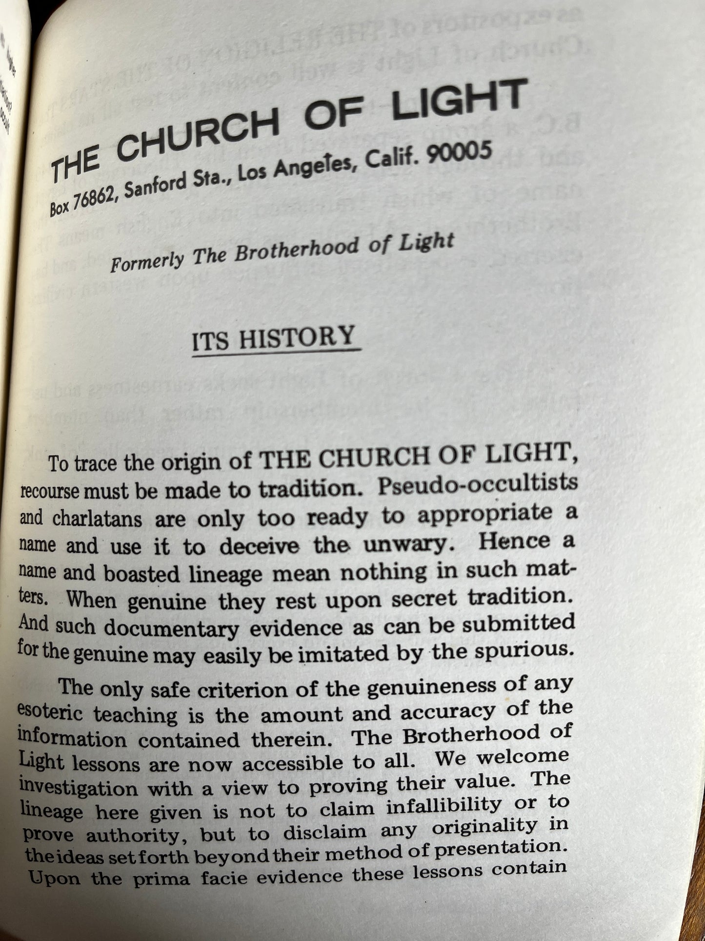 The Sacred Tarot: The Brotherhood of Light - C C Zain (Circa 1936)
