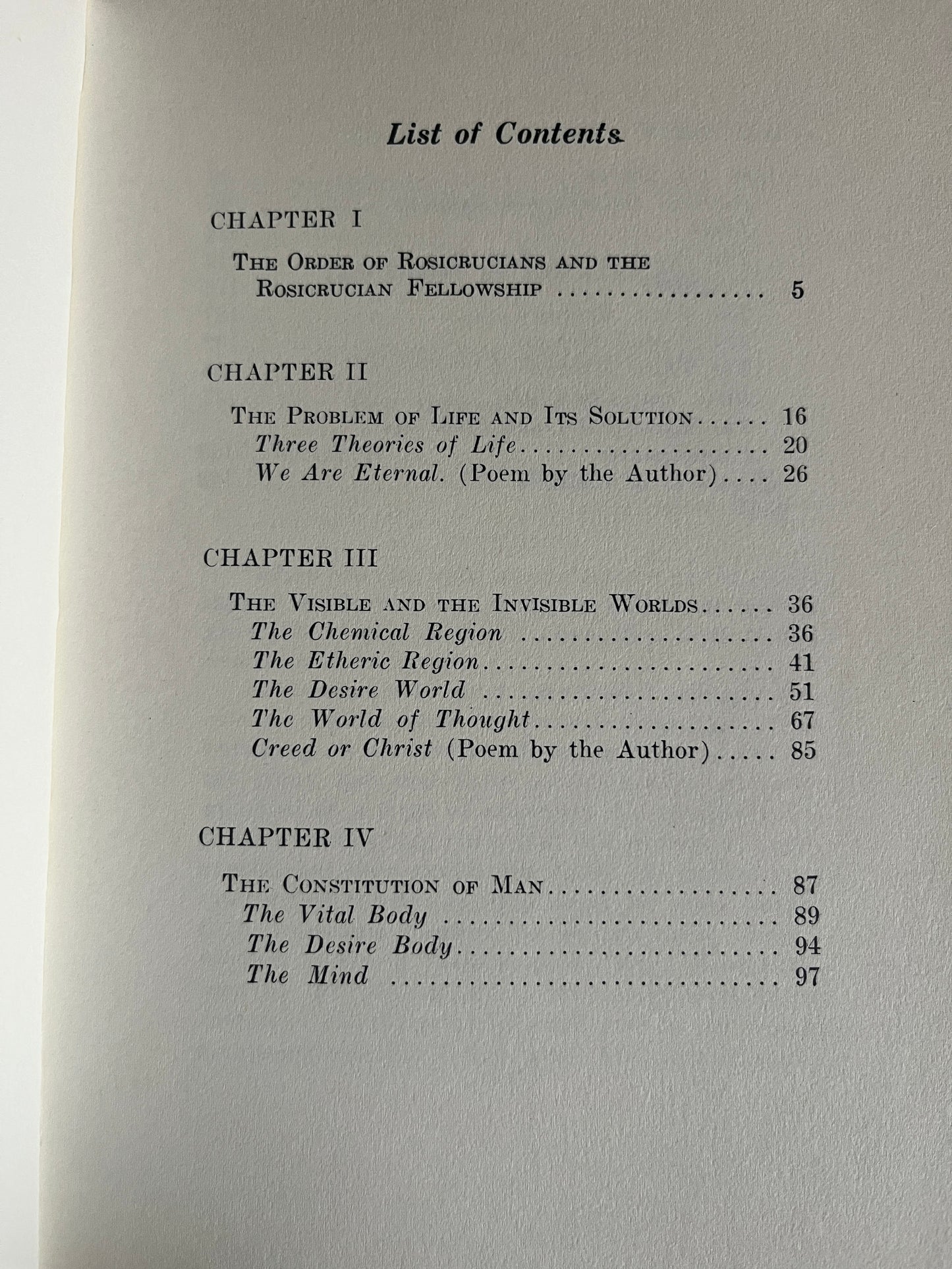 Rosicrucian Fellowship Paperback Set (5 Books) - Max Heindel (1970s)