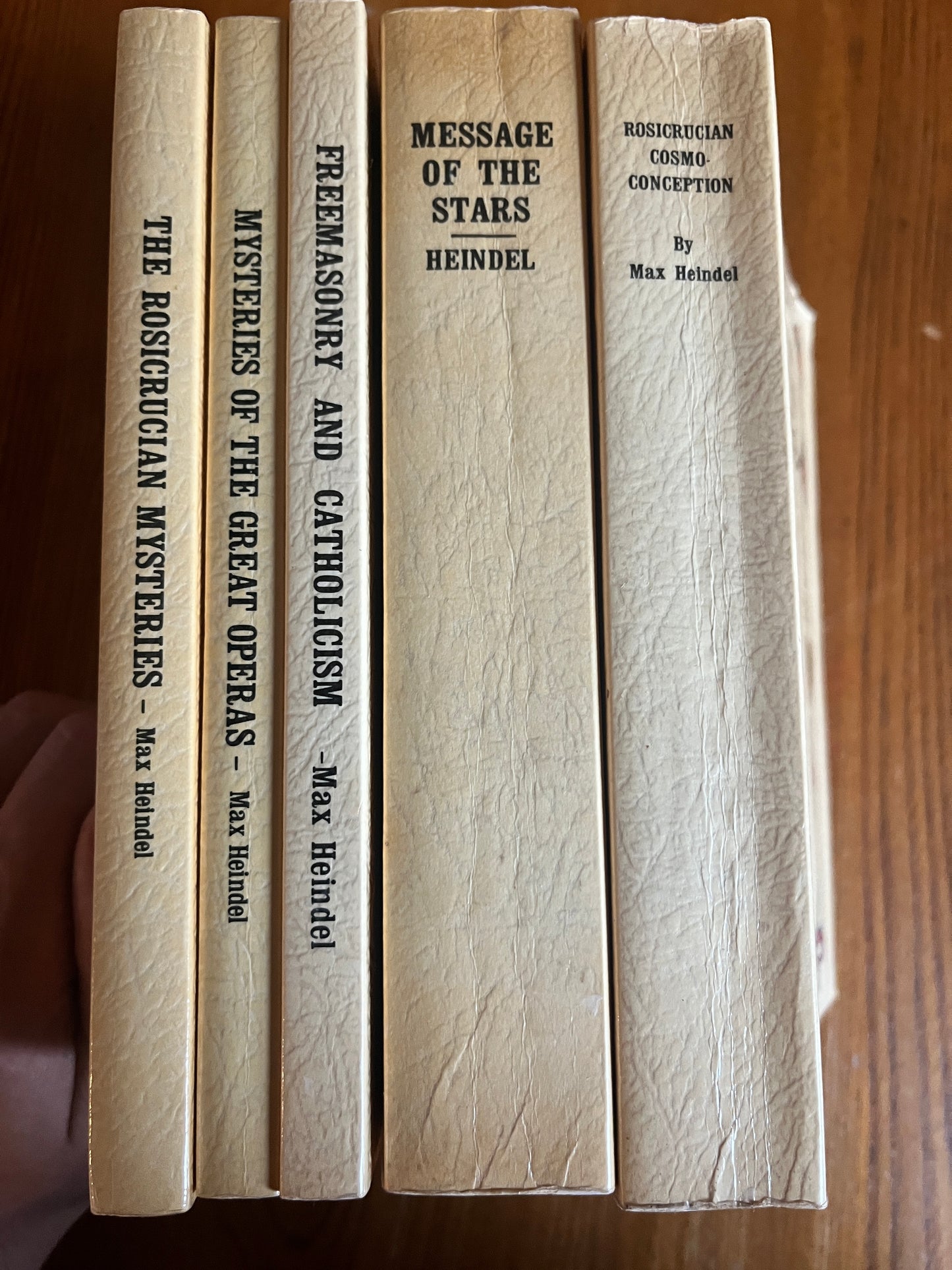 Rosicrucian Fellowship Paperback Set (5 Books) - Max Heindel (1970s)
