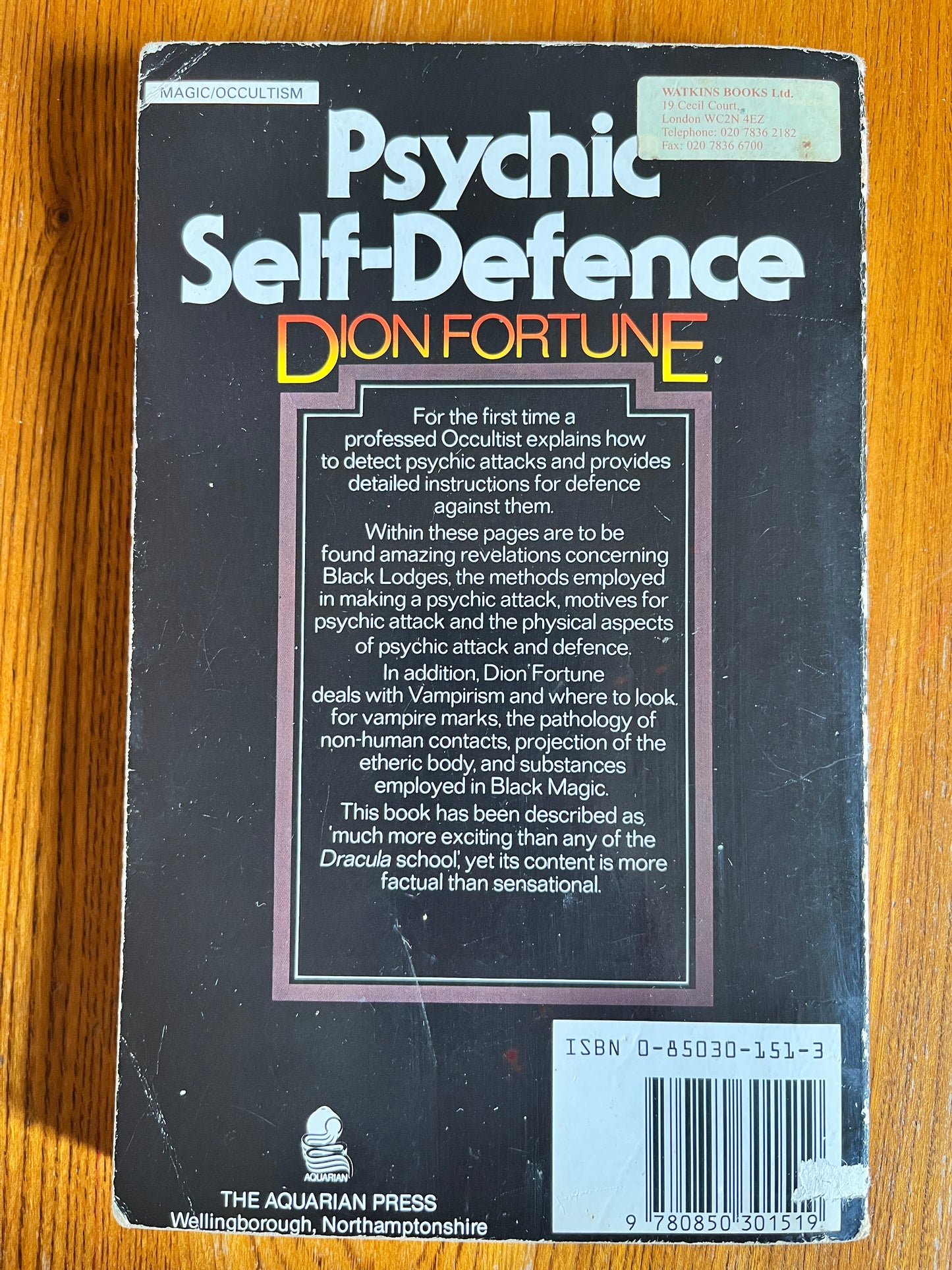 Psychic Self-Defence - Dion Fortune