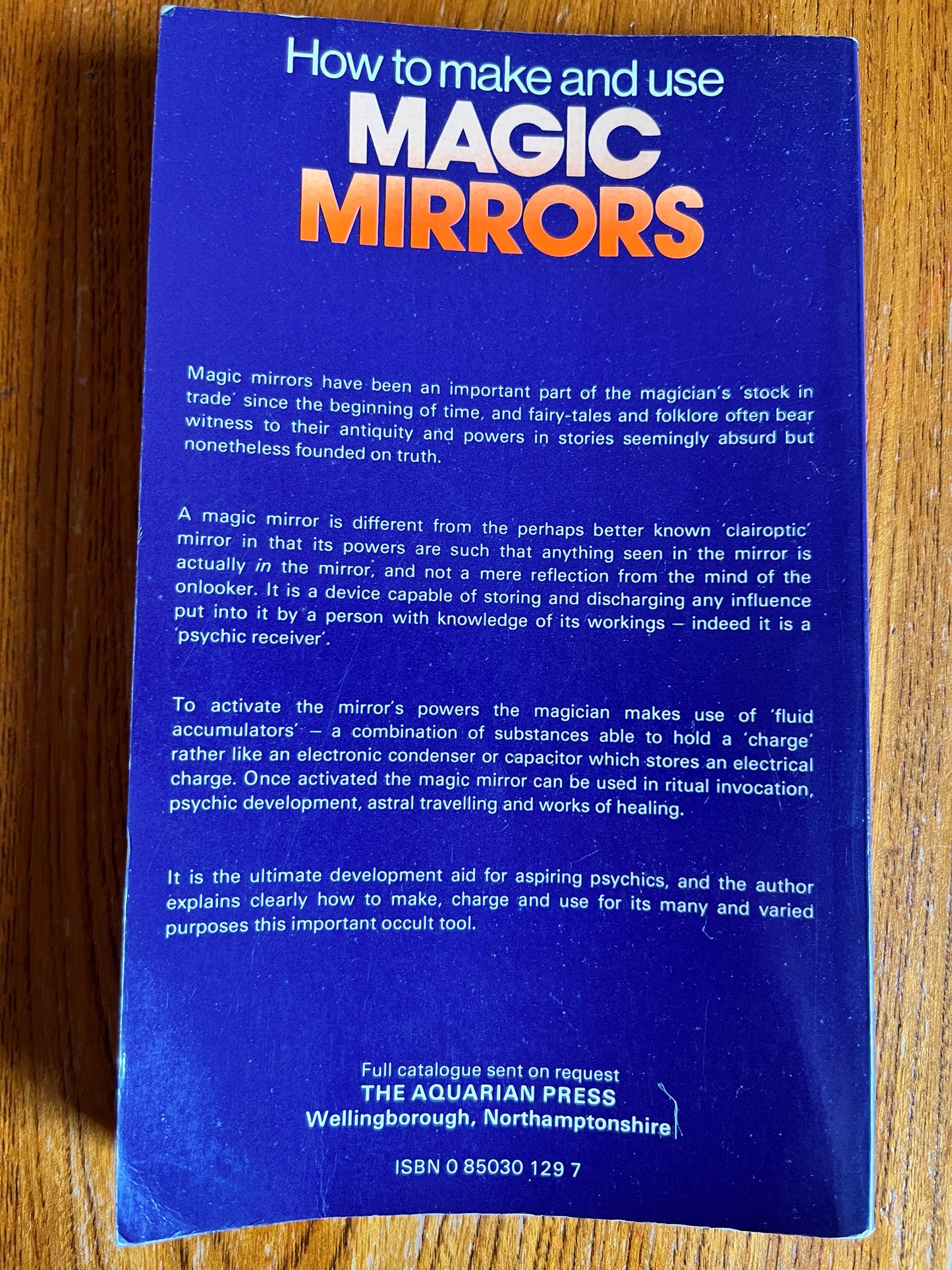 How to Make and use Magic Mirror - Nigel R Clough (First Edition)