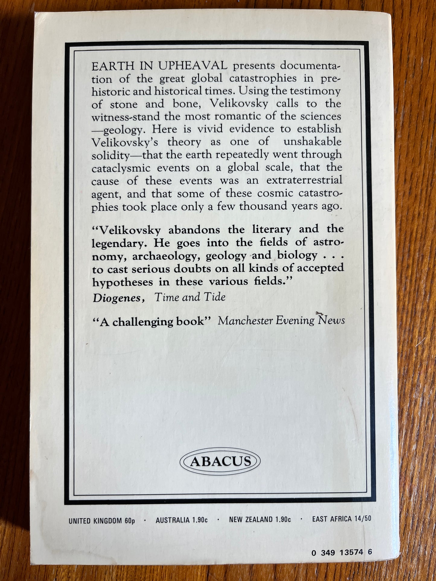 Velikovsky Books - 1970s Abacus