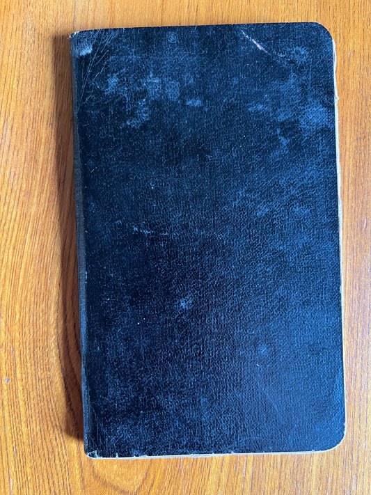 A Boys Notebook from 1904. Contains religious and devotional musings as well as recipes.