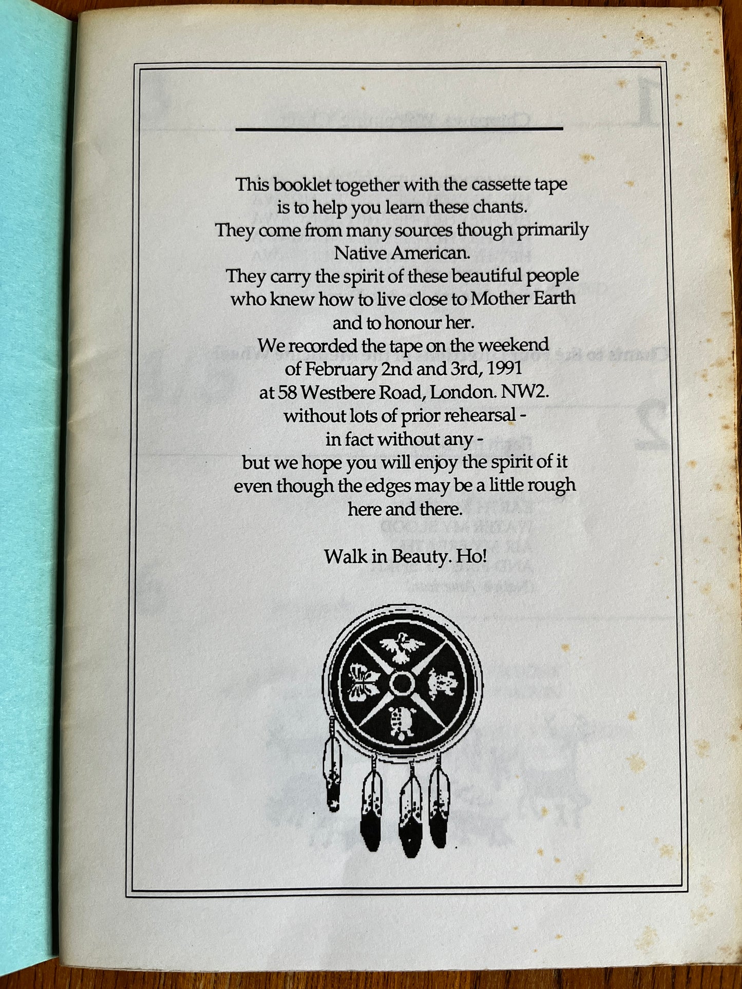 Forty Four Chants - Eagle's Wing Centre for Contemporary Shamanism