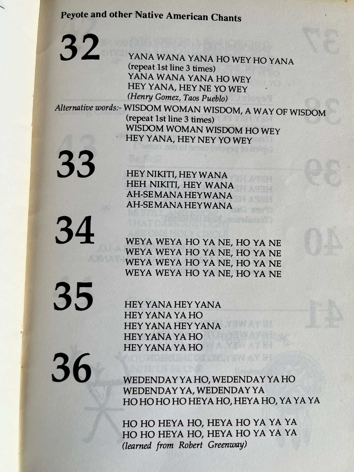 Forty Four Chants - Eagle's Wing Centre for Contemporary Shamanism