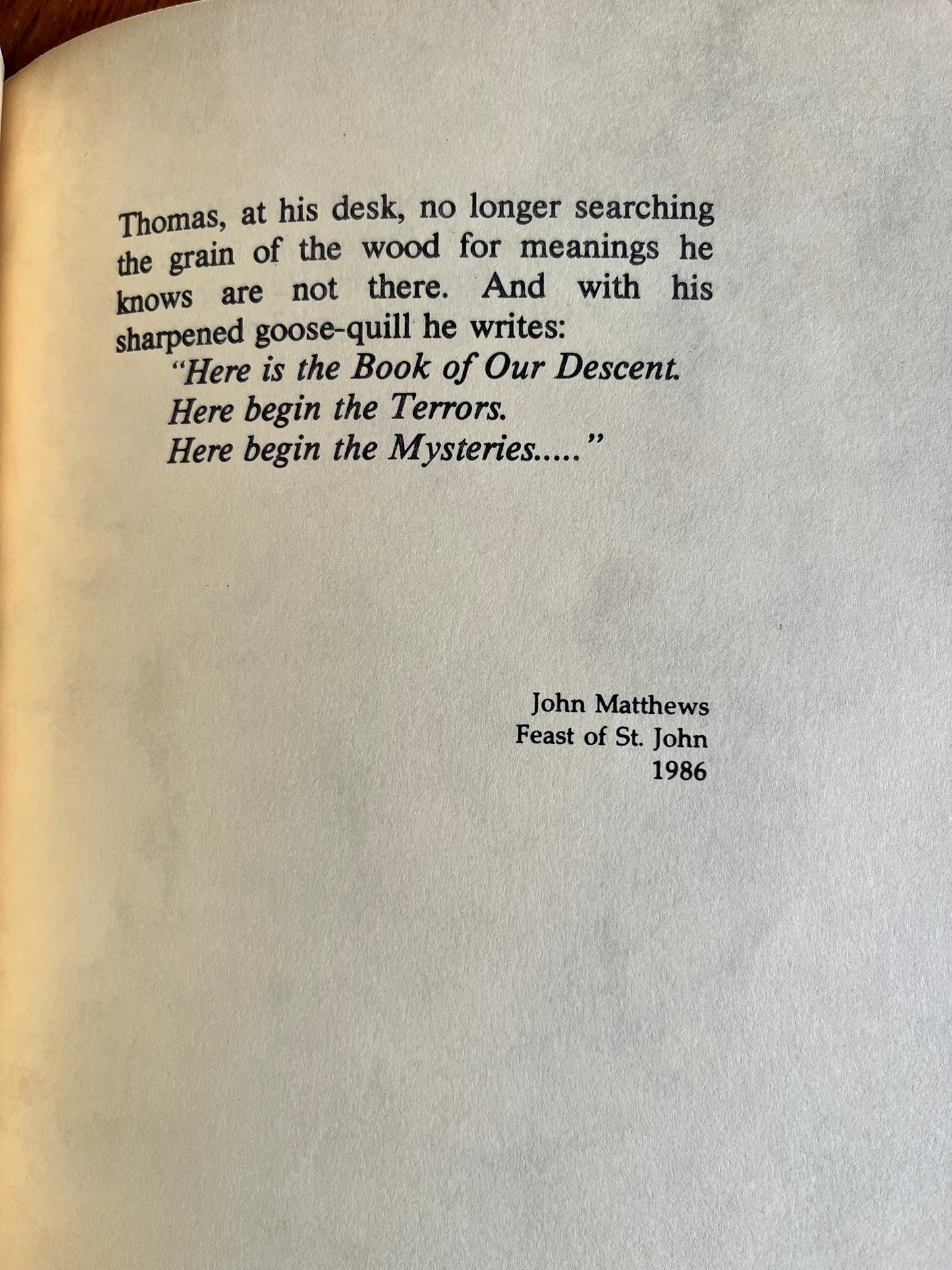Thomas and the Book - John Matthews