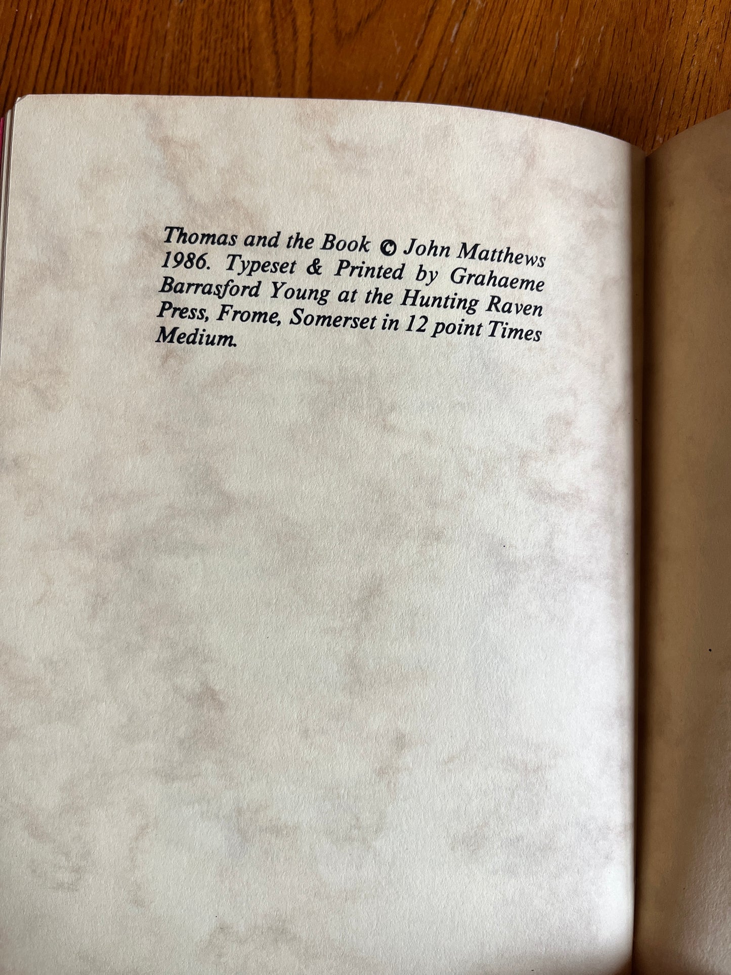 Thomas and the Book - John Matthews