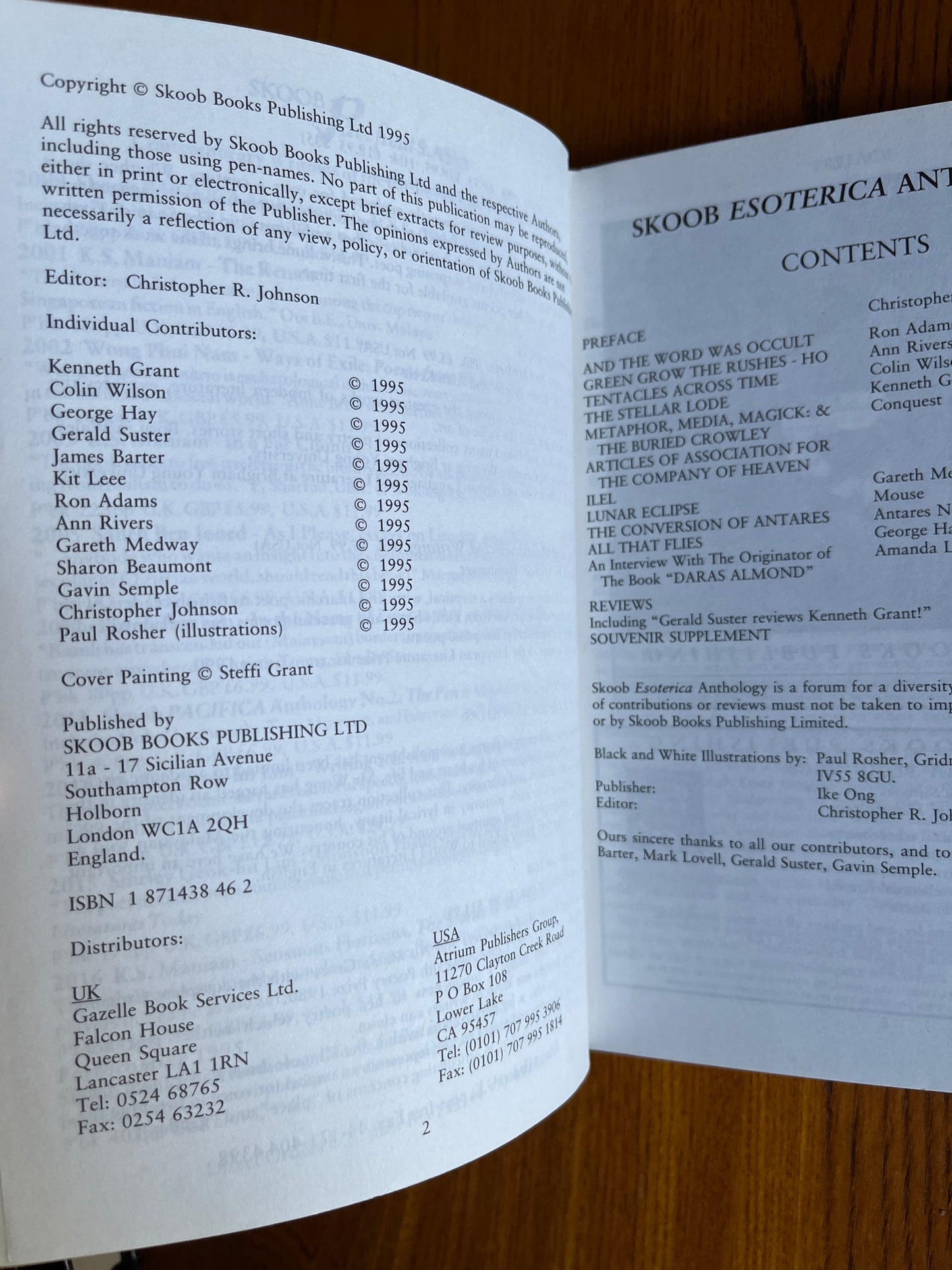 Skoob Esoterica Anthology – The Occult Review