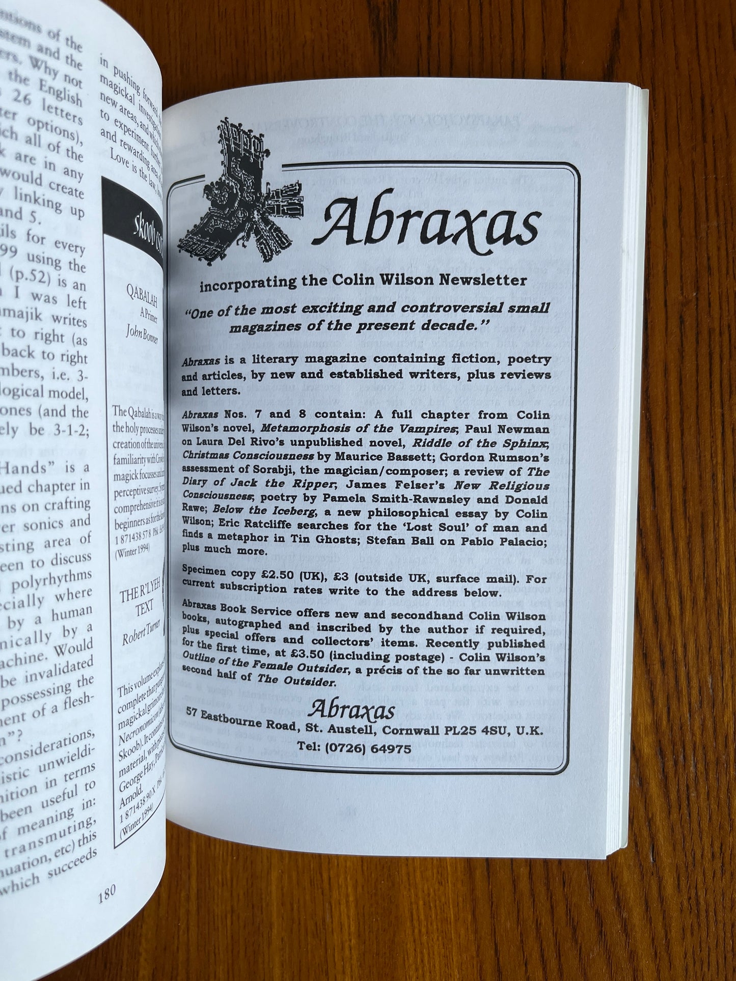 Skoob Esoterica Anthology – The Occult Review
