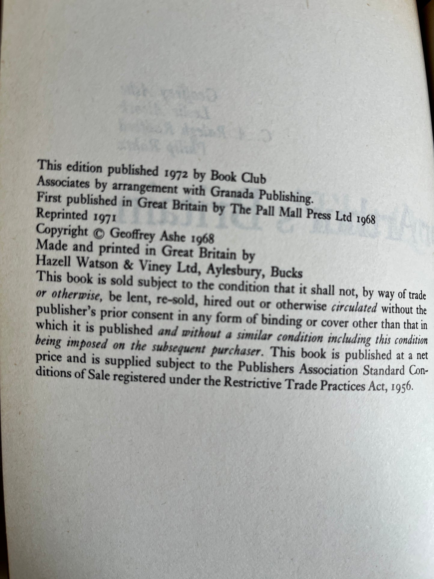 The Quest for Arthur's Britain - Ed Geoffrey Ashe