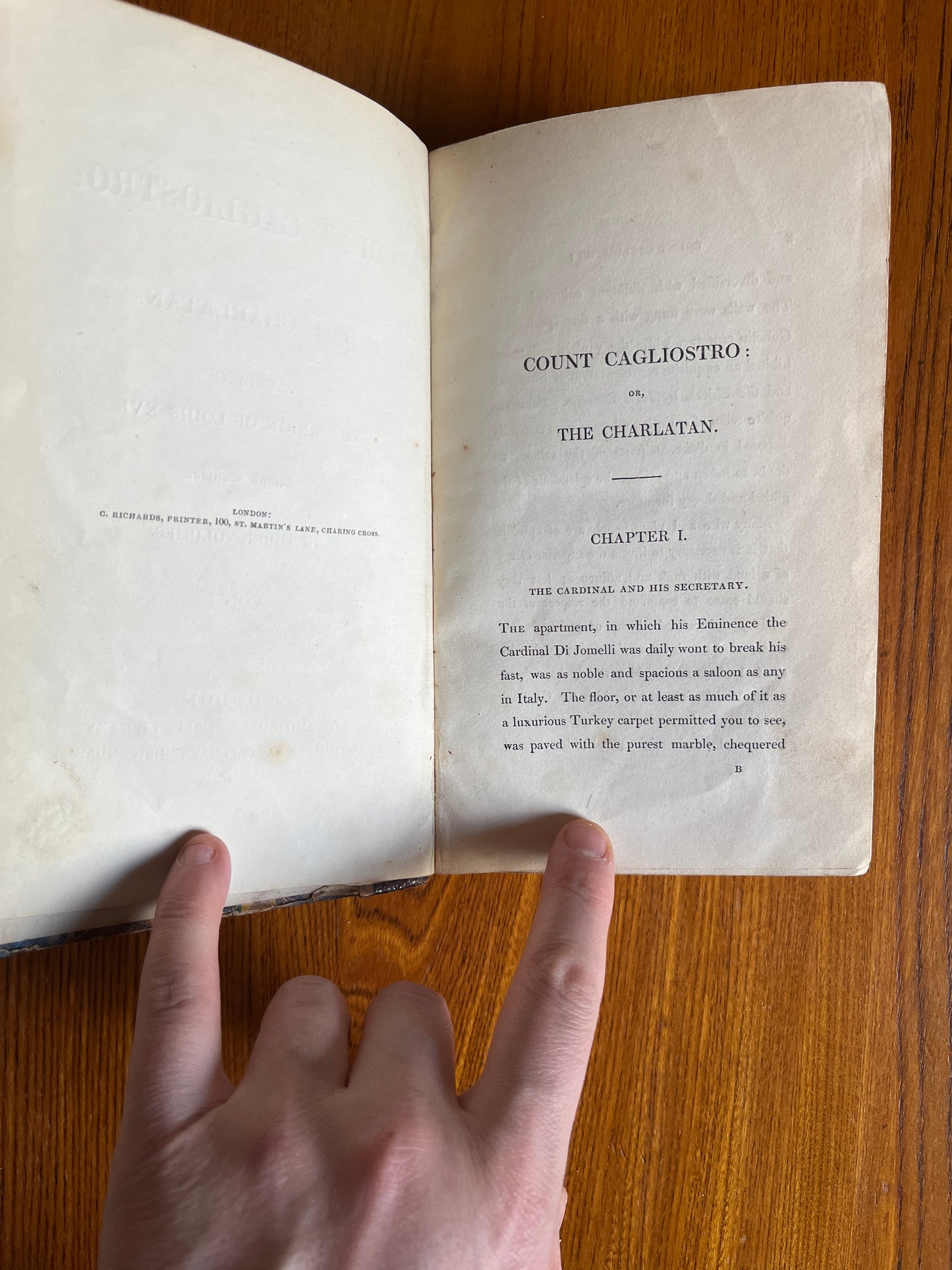 Count Cagliostro or The Charlatan – Thomas Andrew James