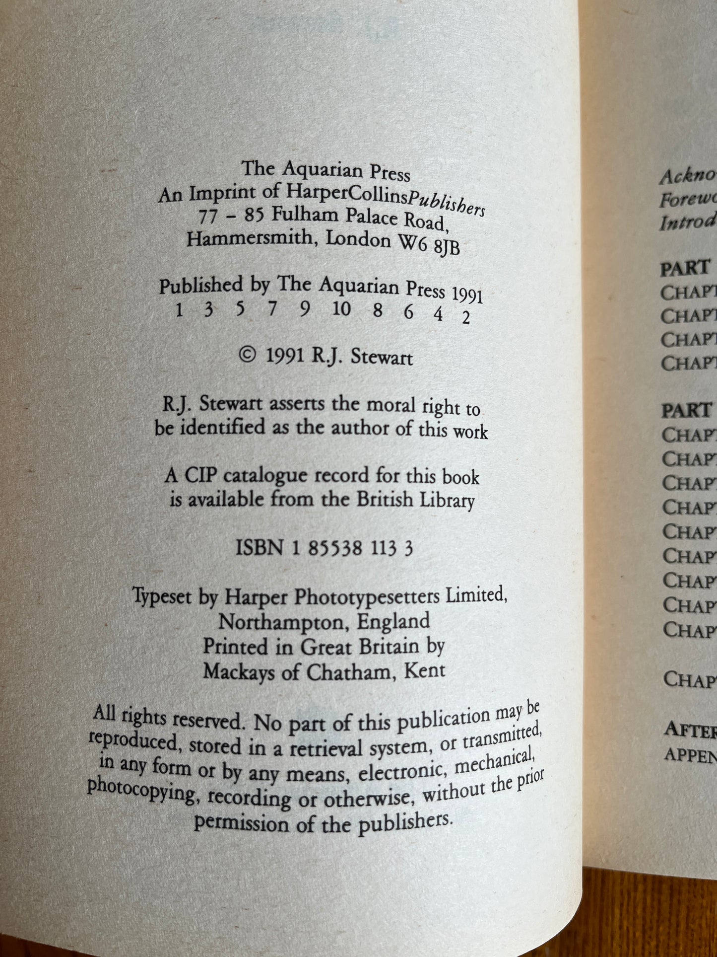 The Way of Merlin - RJ Stewart (First Edition)