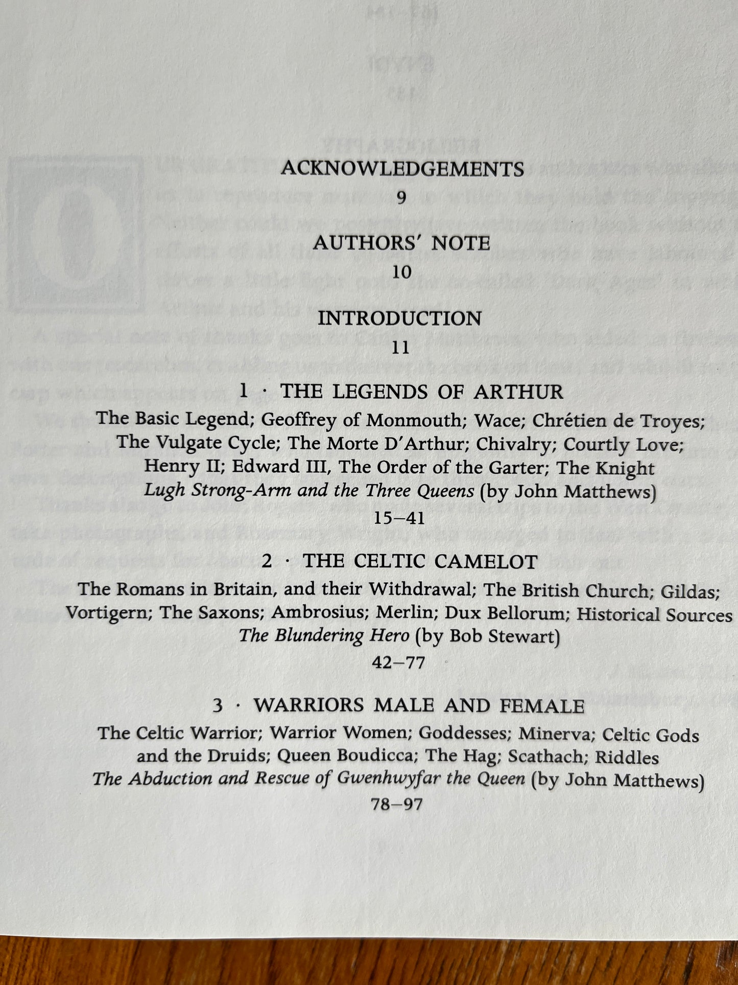 Warriors of Arthur - John Matthews & Bob Stewart, Illus Richard Hook
