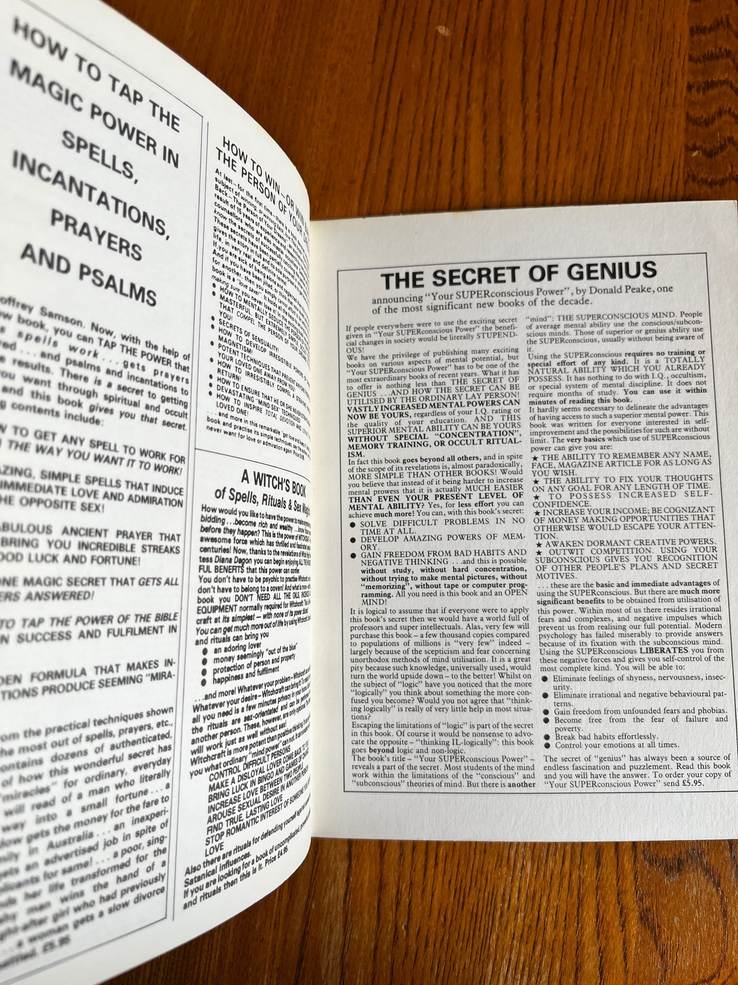Amazing Prophecies of the Great Seers - B Elaine Webster & Marcus T Bottomley (1986 Finbarr First Edition)