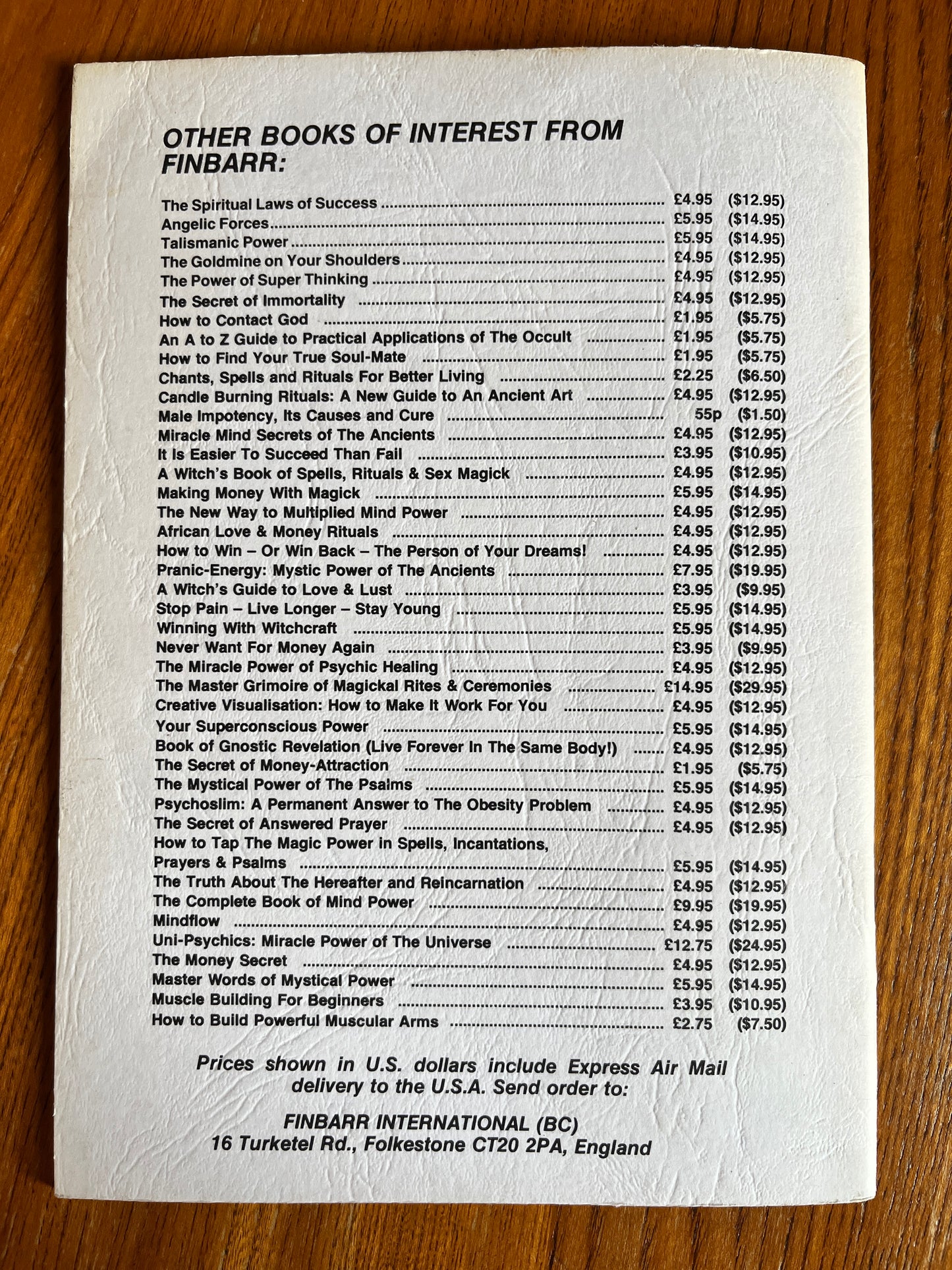 Amazing Prophecies of the Great Seers - B Elaine Webster & Marcus T Bottomley (1986 Finbarr First Edition)