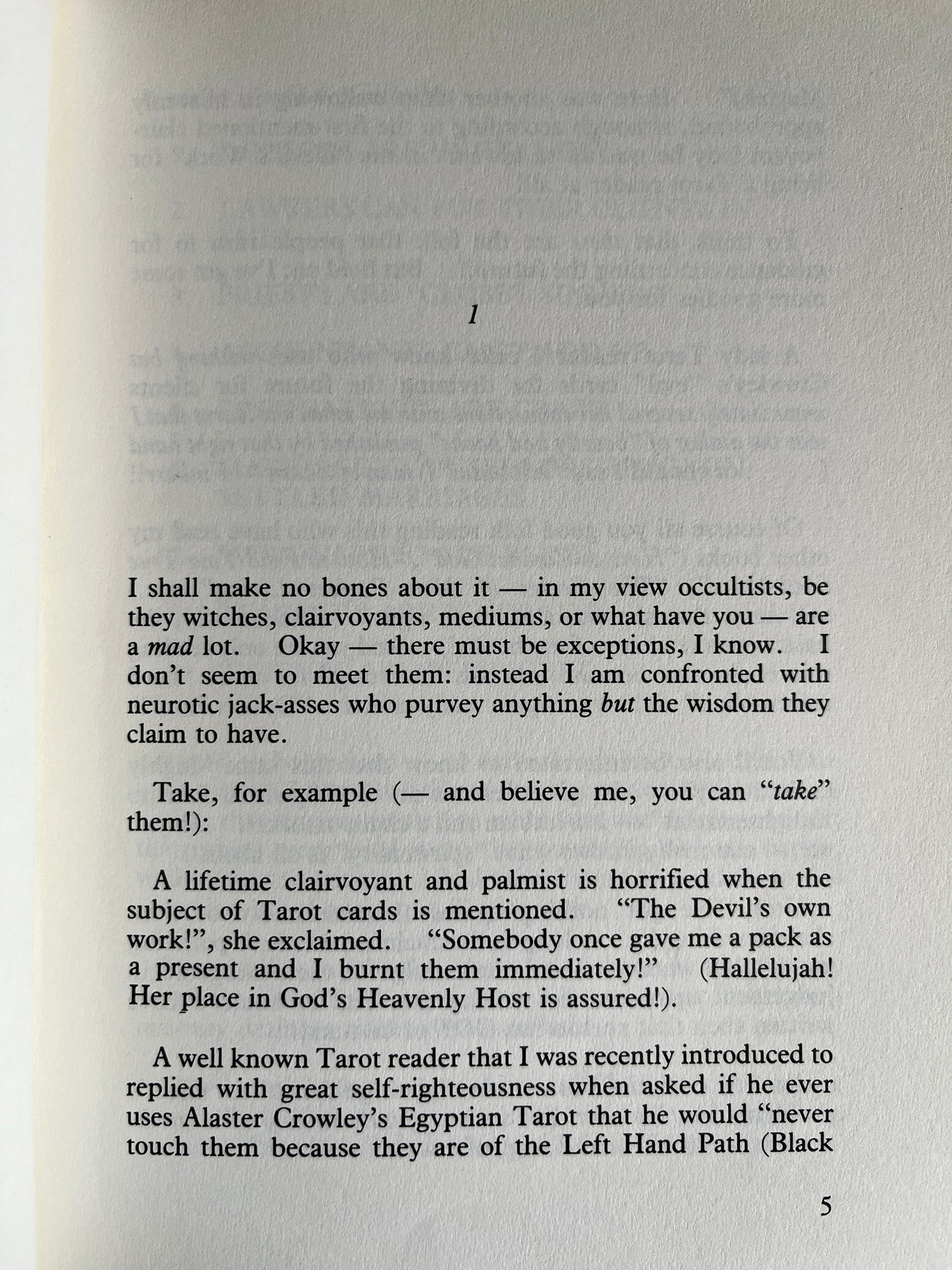 The Plain Truth About Occultism - James F Cullinan (1984 Finbarr First Edition)