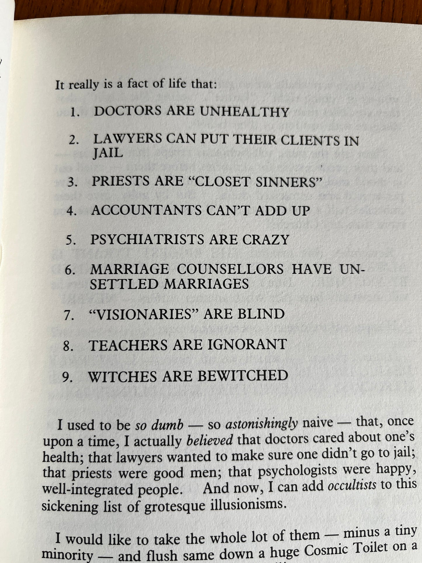 The Plain Truth About Occultism - James F Cullinan (1984 Finbarr First Edition)