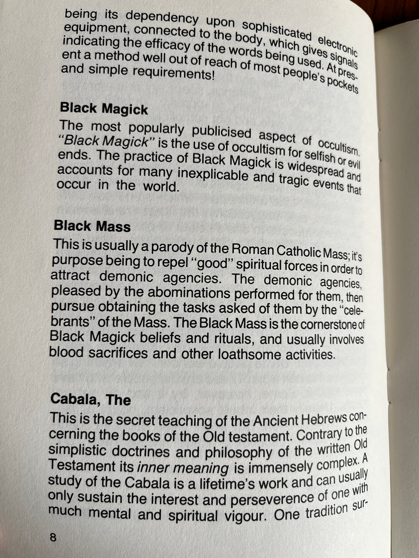 An A to Z Guide to Practical Application of the Occult - P F Barge (1982 Finbarr First Edition)