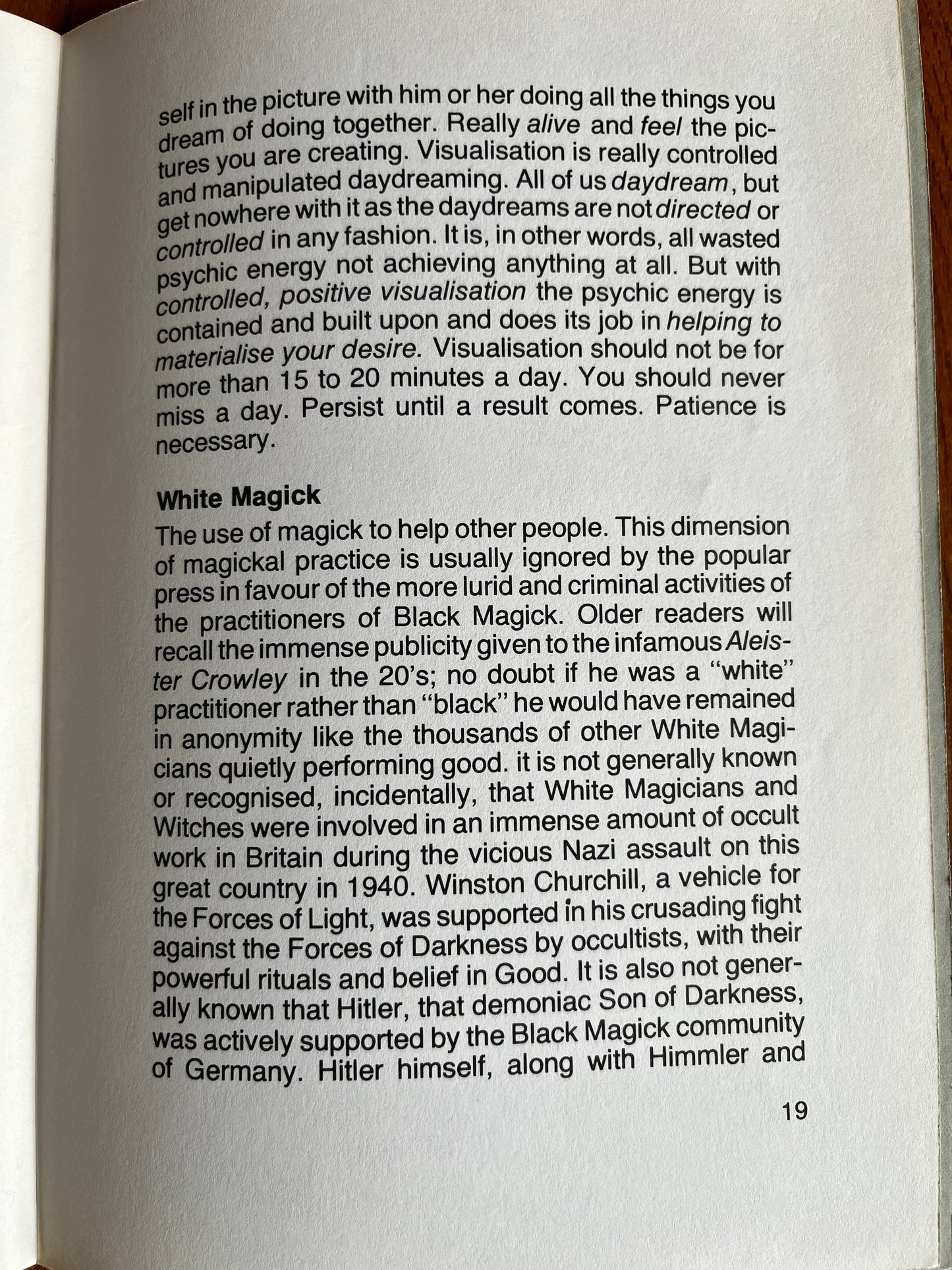 An A to Z Guide to Practical Application of the Occult - P F Barge (1982 Finbarr First Edition)