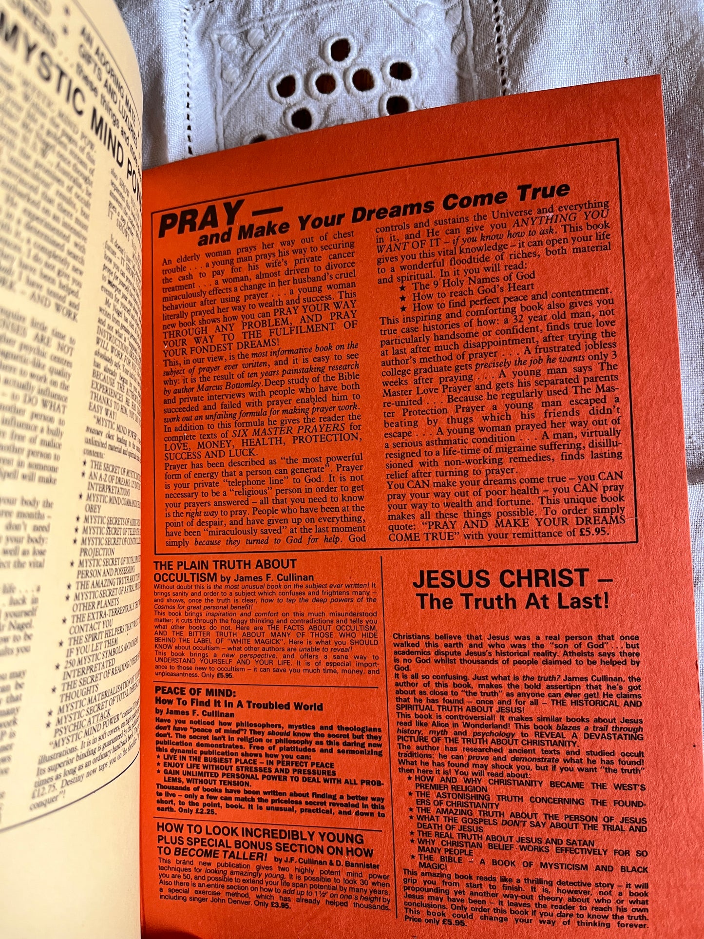 Pranic Energy: Mystic Power of the Ancients - Julia Sanderson (1981 Finbarr First Edition)