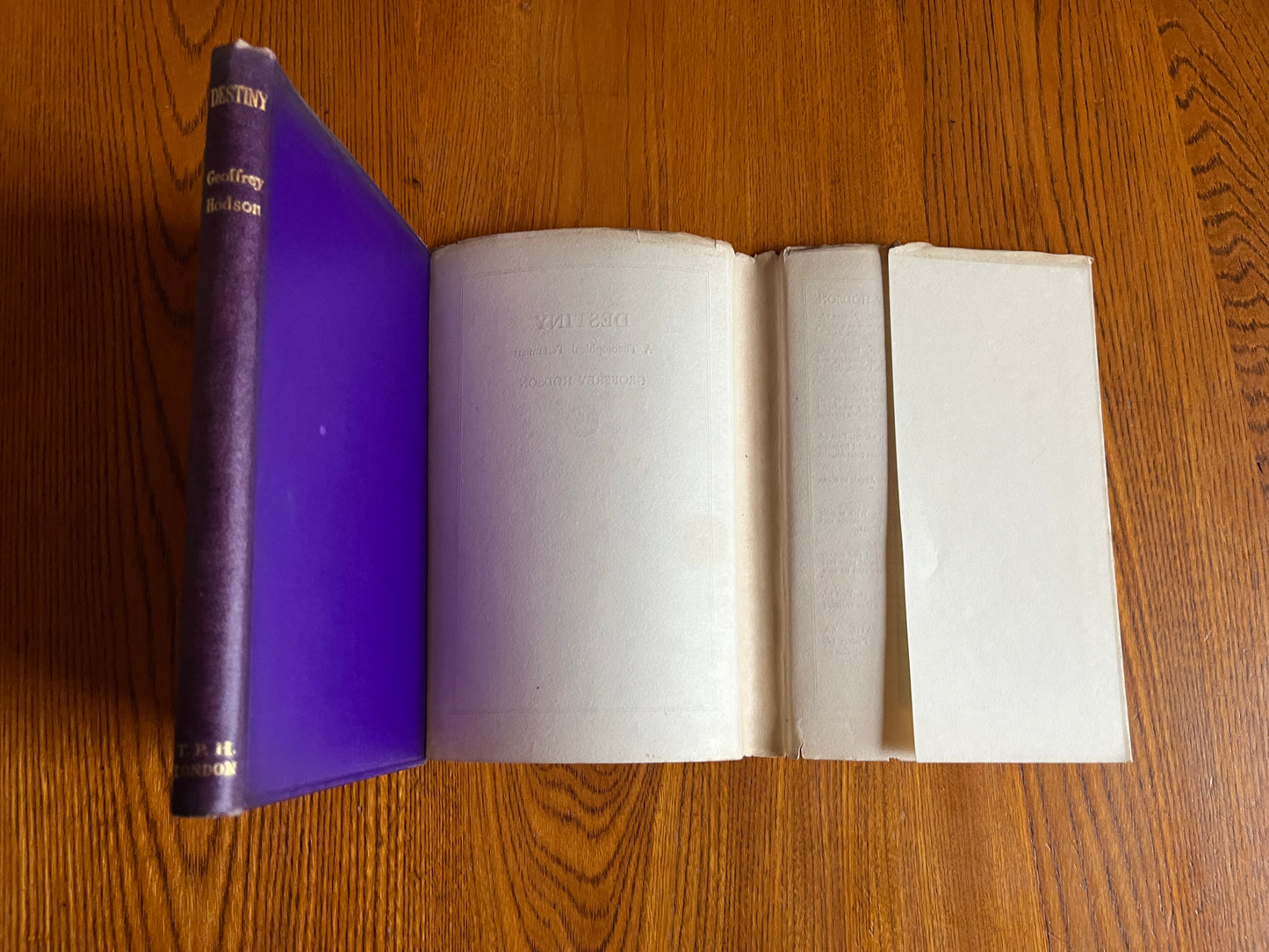 Destiny: A Theosophical Statement – Geoffrey Hodson (1936 First Edition)