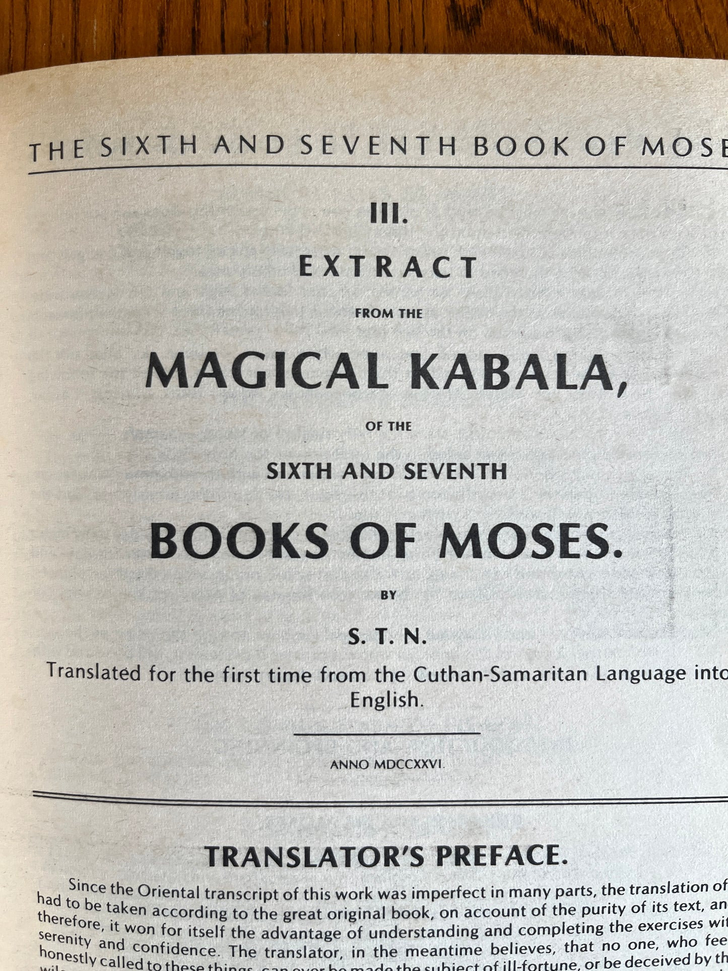 The 6th and 7th Books of Moses or Moses' Magical Spirit Art