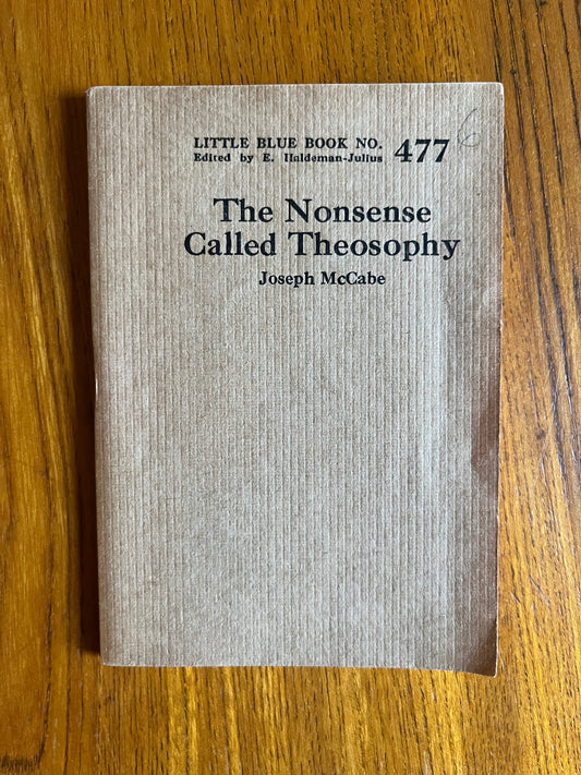 The Nonsense Called Theosophy – Joseph McCabe