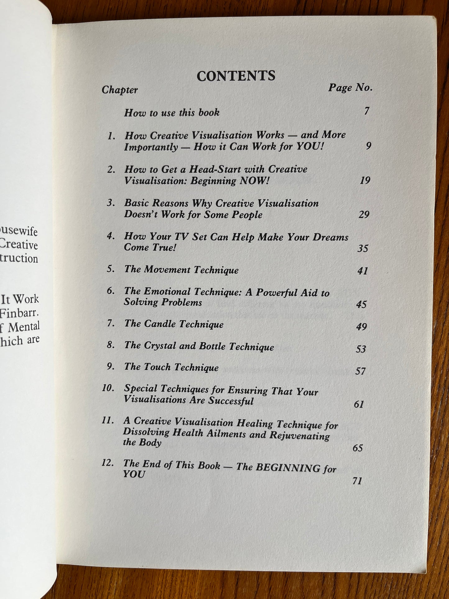 Creative Visualisation: How to Make it Work For You - Jolene Anderson (1983 Finbarr First Edition)