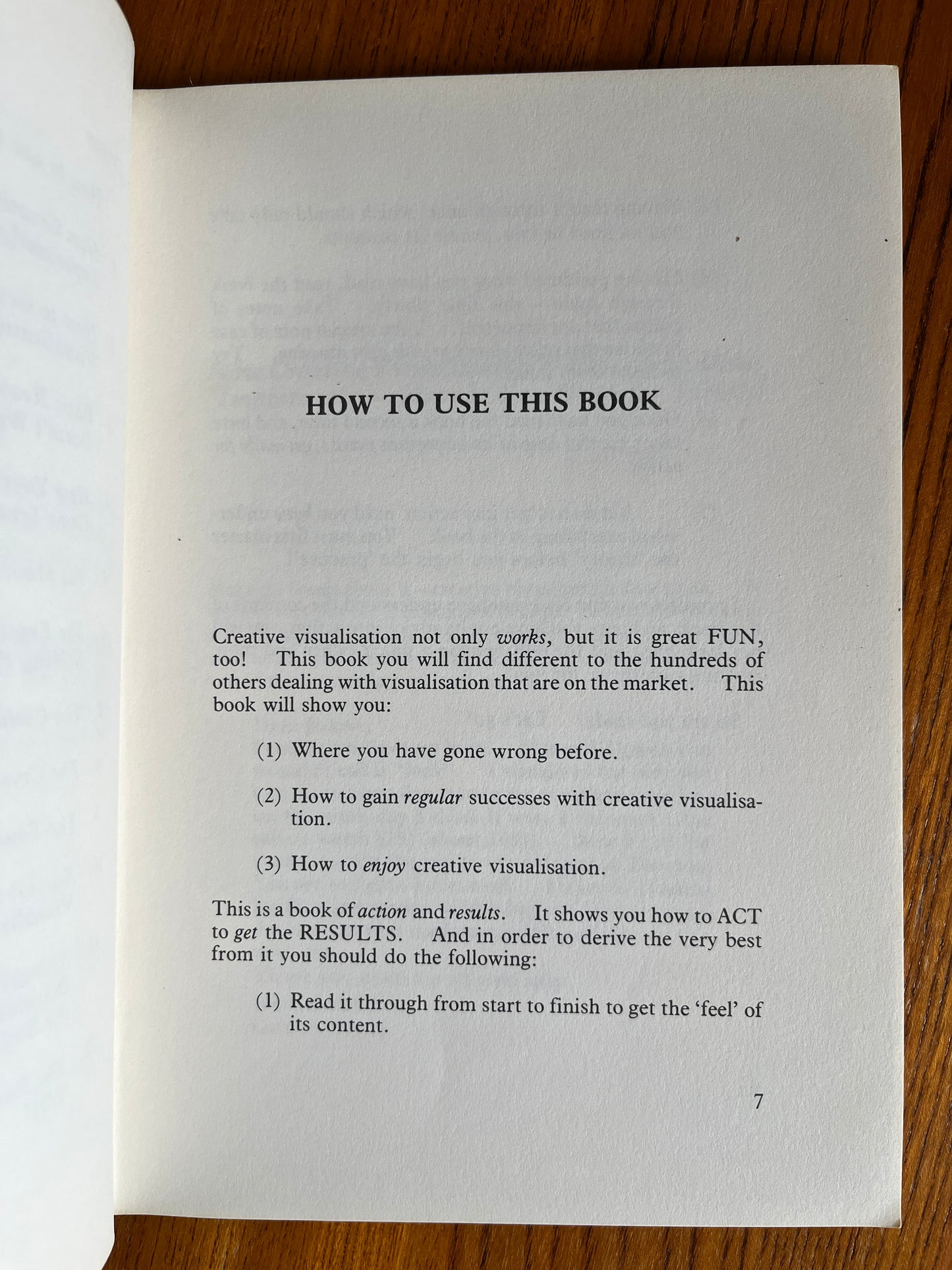 Creative Visualisation: How to Make it Work For You - Jolene Anderson (1983 Finbarr First Edition)