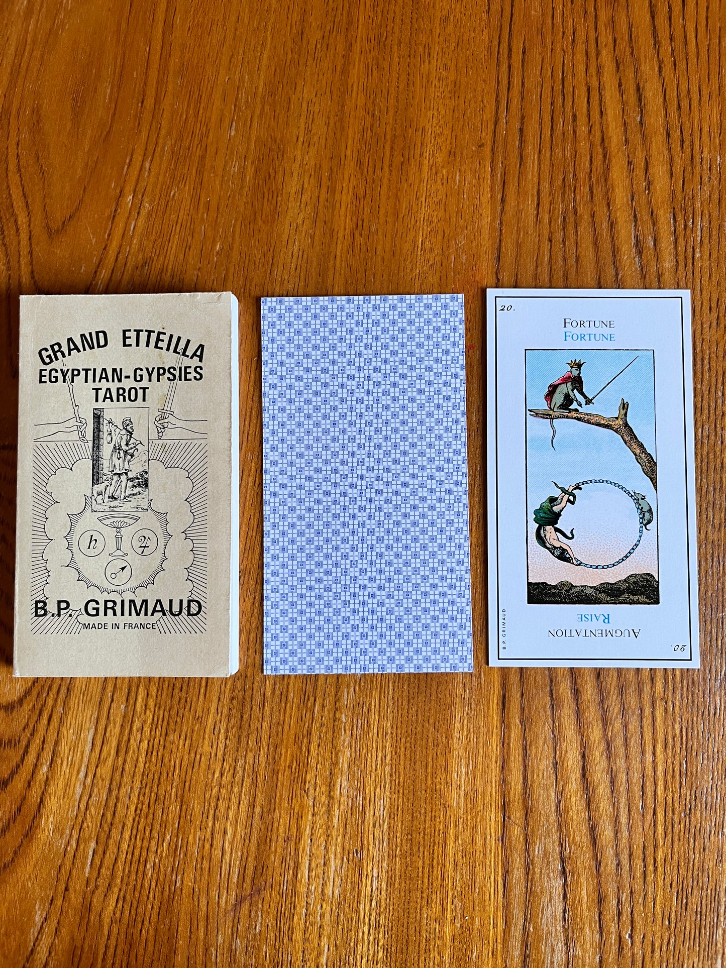 Grand Etteilla Egyptian Gypsies Tarot 1969
