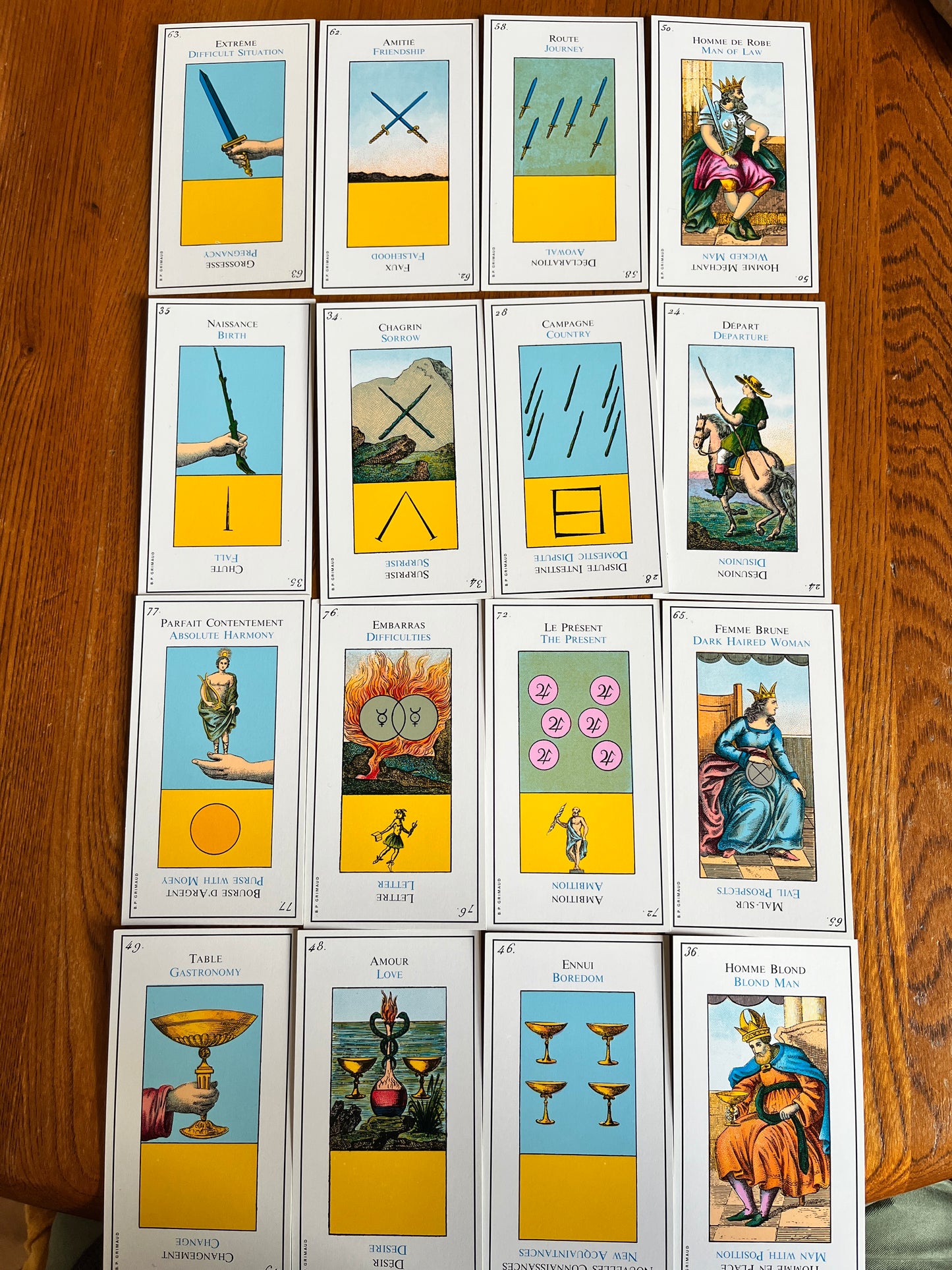 Grand Etteilla Egyptian Gypsies Tarot 1969