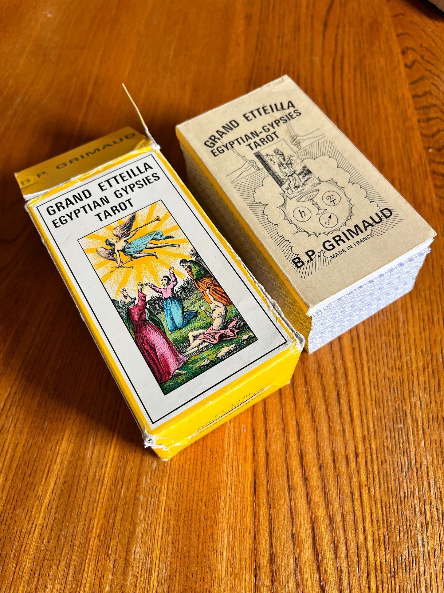 Grand Etteilla Egyptian Gypsies Tarot 1969
