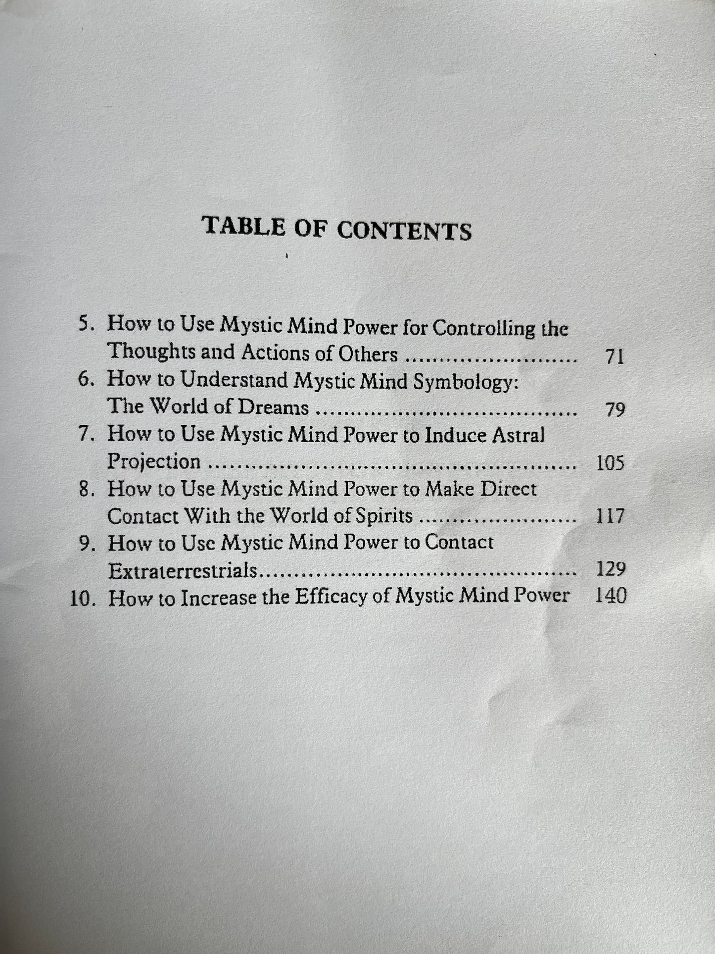 Mystic Mind Power: Volumes 1 & 2 - Carl Nagel (Finbarr First Editions 1985)