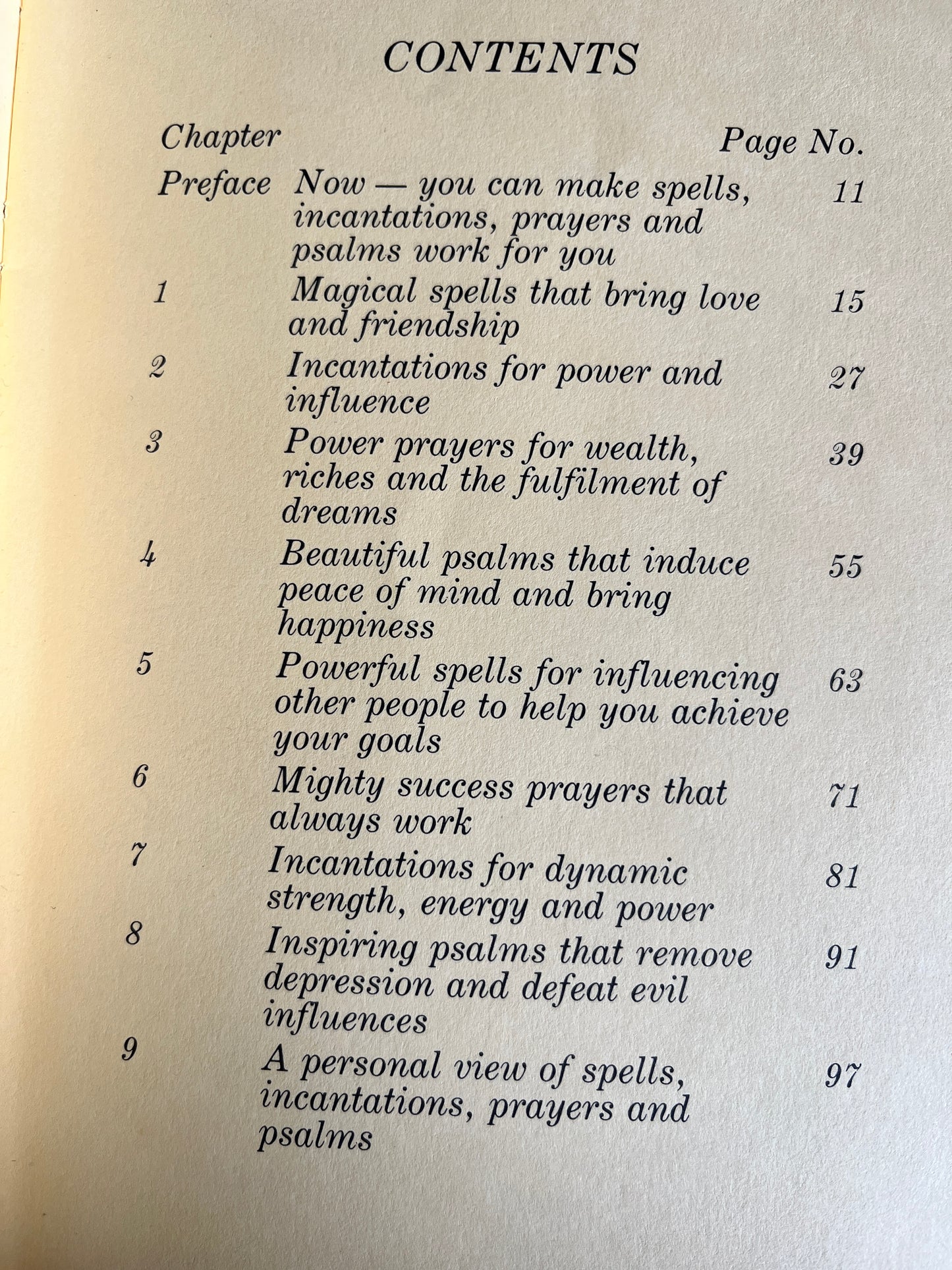 How to Tap the Magic Power in Spells, Incantations, Prayers & Psalms - Geoffrey B. Samson (Finbarr First Edition 1981)