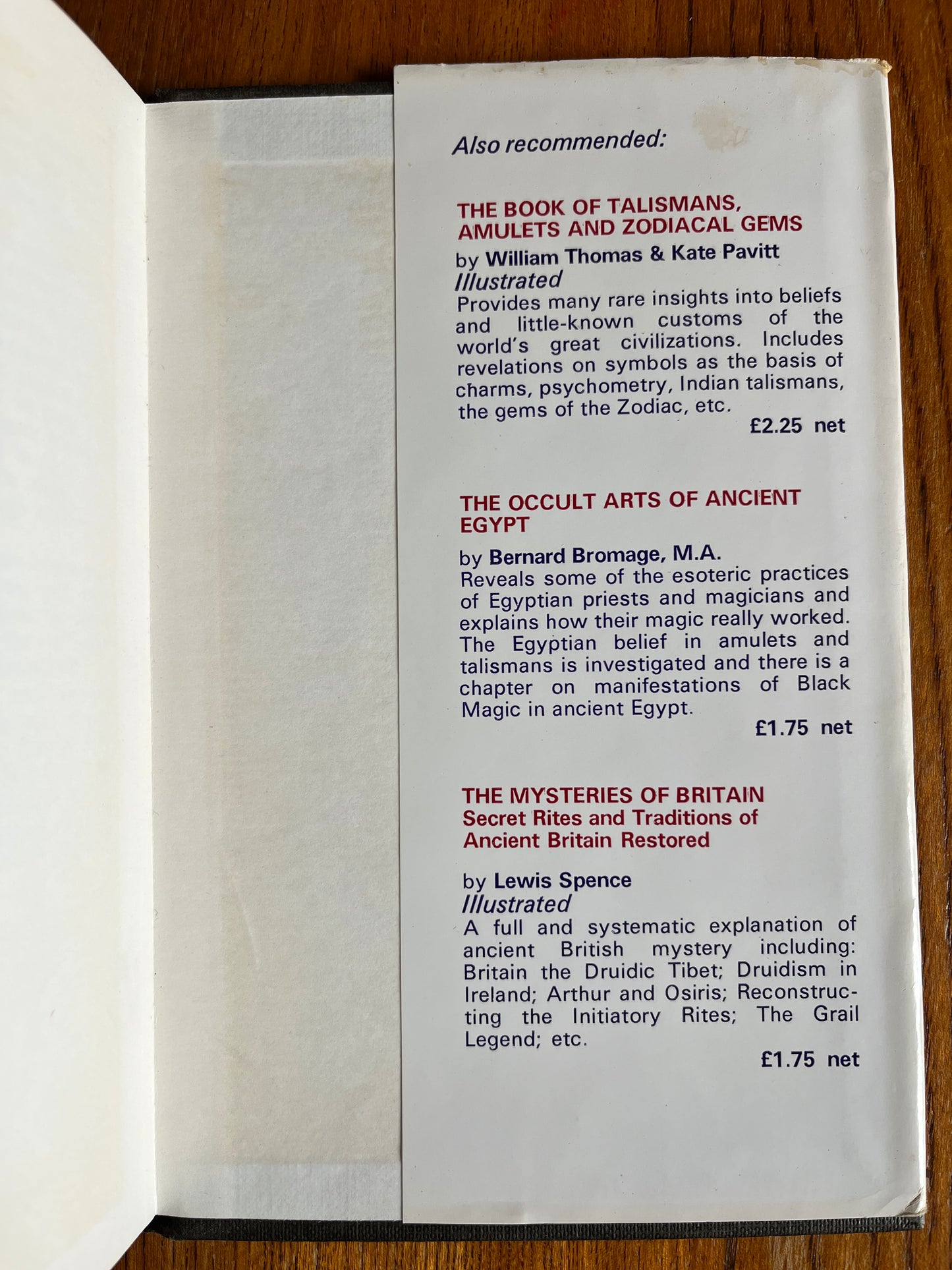 Precious Stone - W B Crow (1970 Hardback)