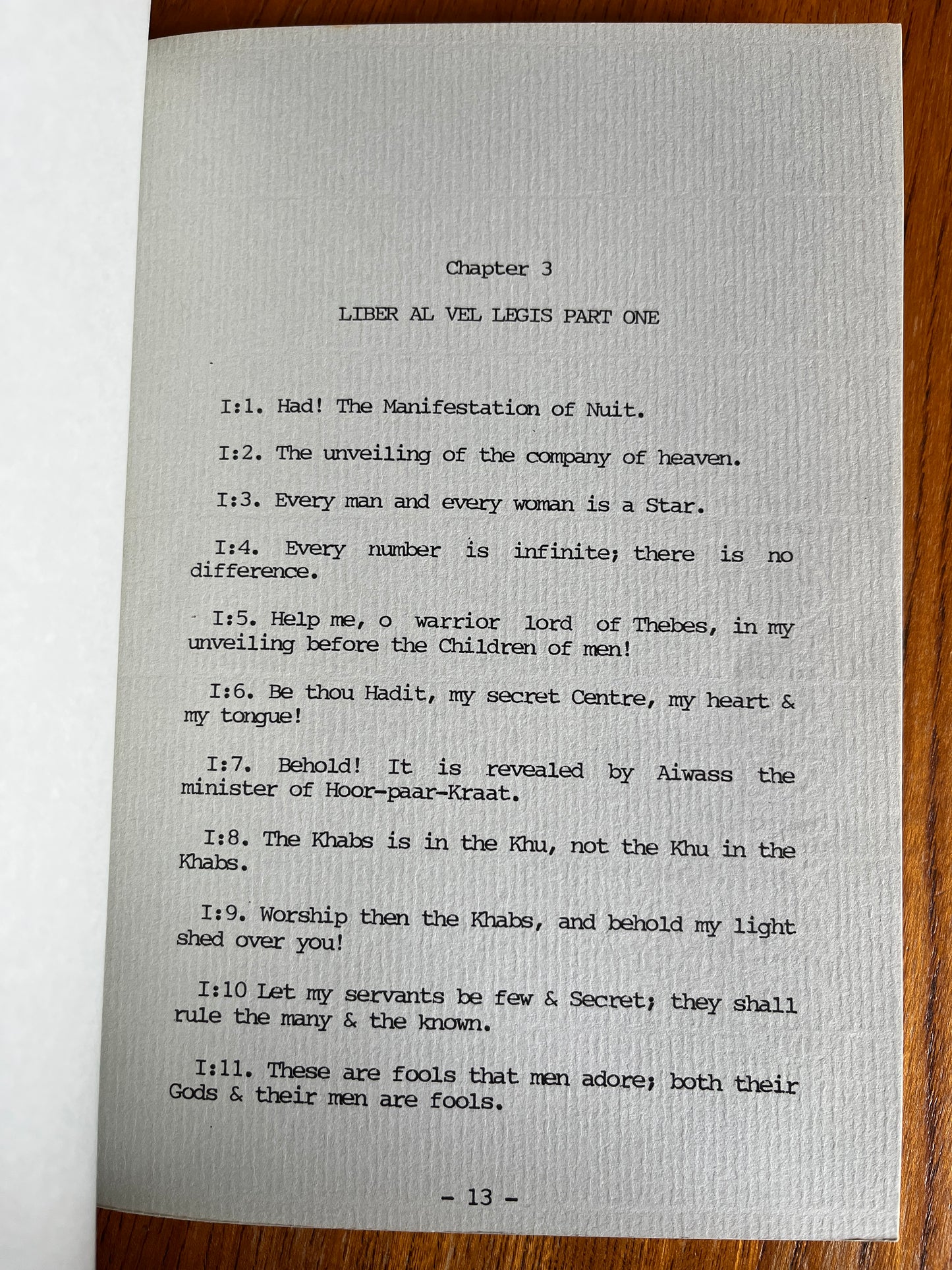 The Book of the Law - Aleister Crowley (80th Anniversary Heka-Baka Books edition)