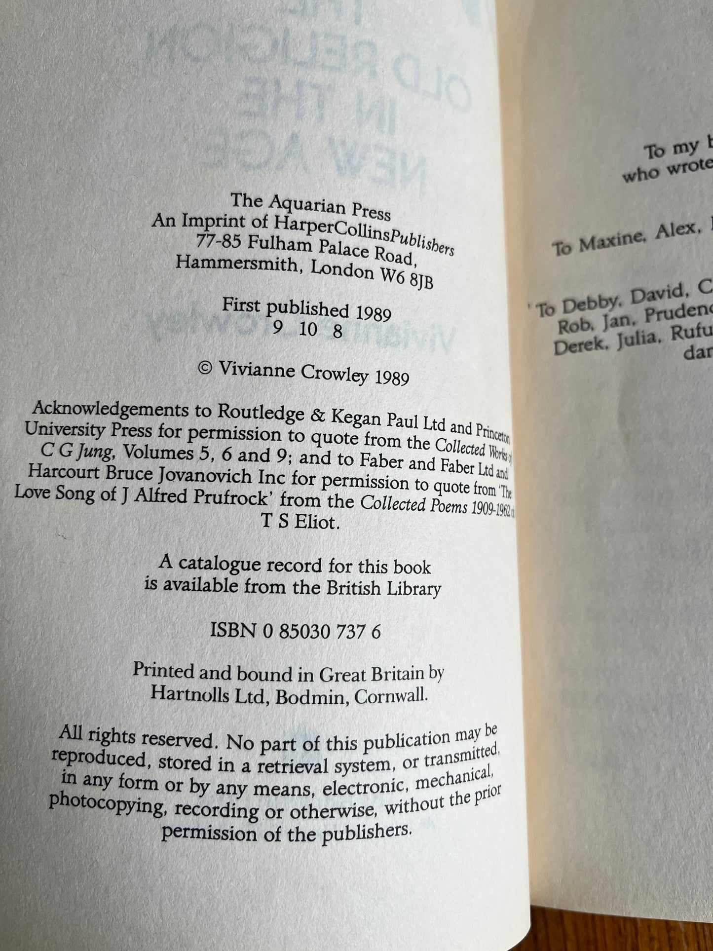 Wicca: The Old Religion in the New Age - Vivianne Crowley