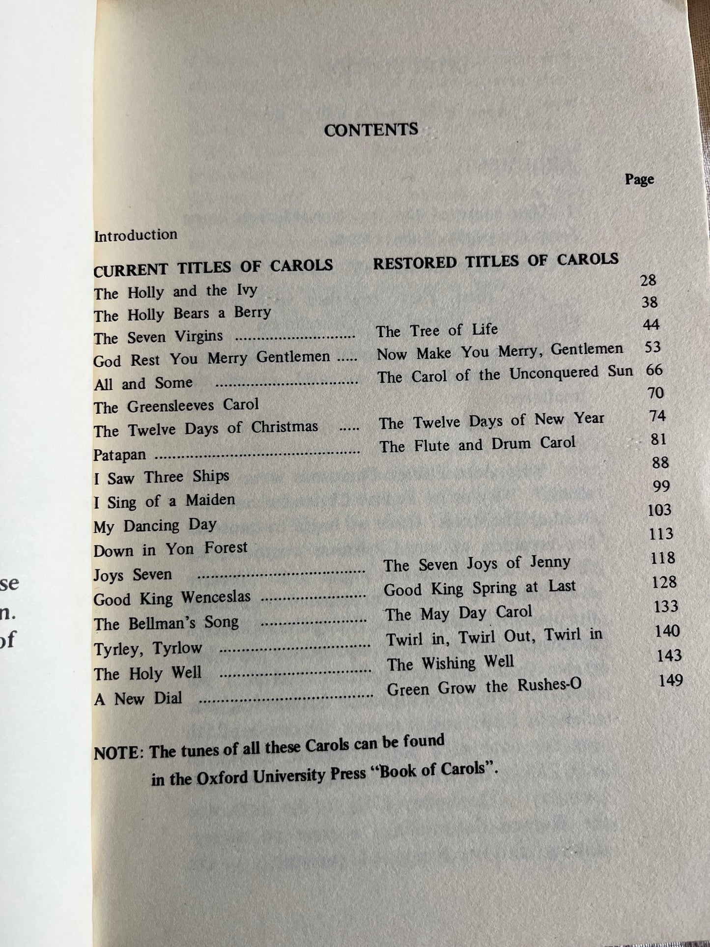 The Pagan Carols Restored (Volume 1) - Norman Iles